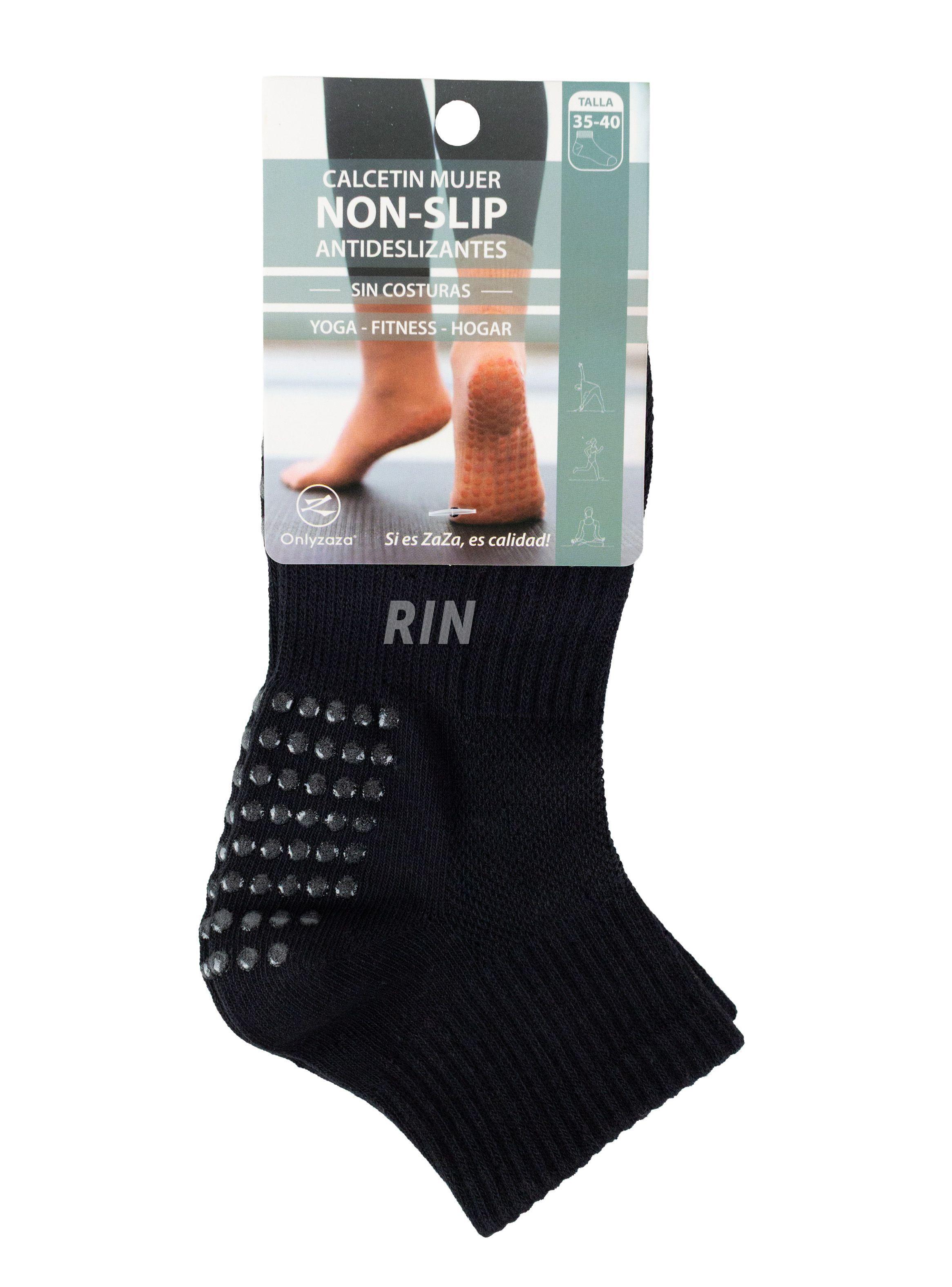 Calcetin Mujer Antideslizante Algodon Sin Costuras 3 Pares-4