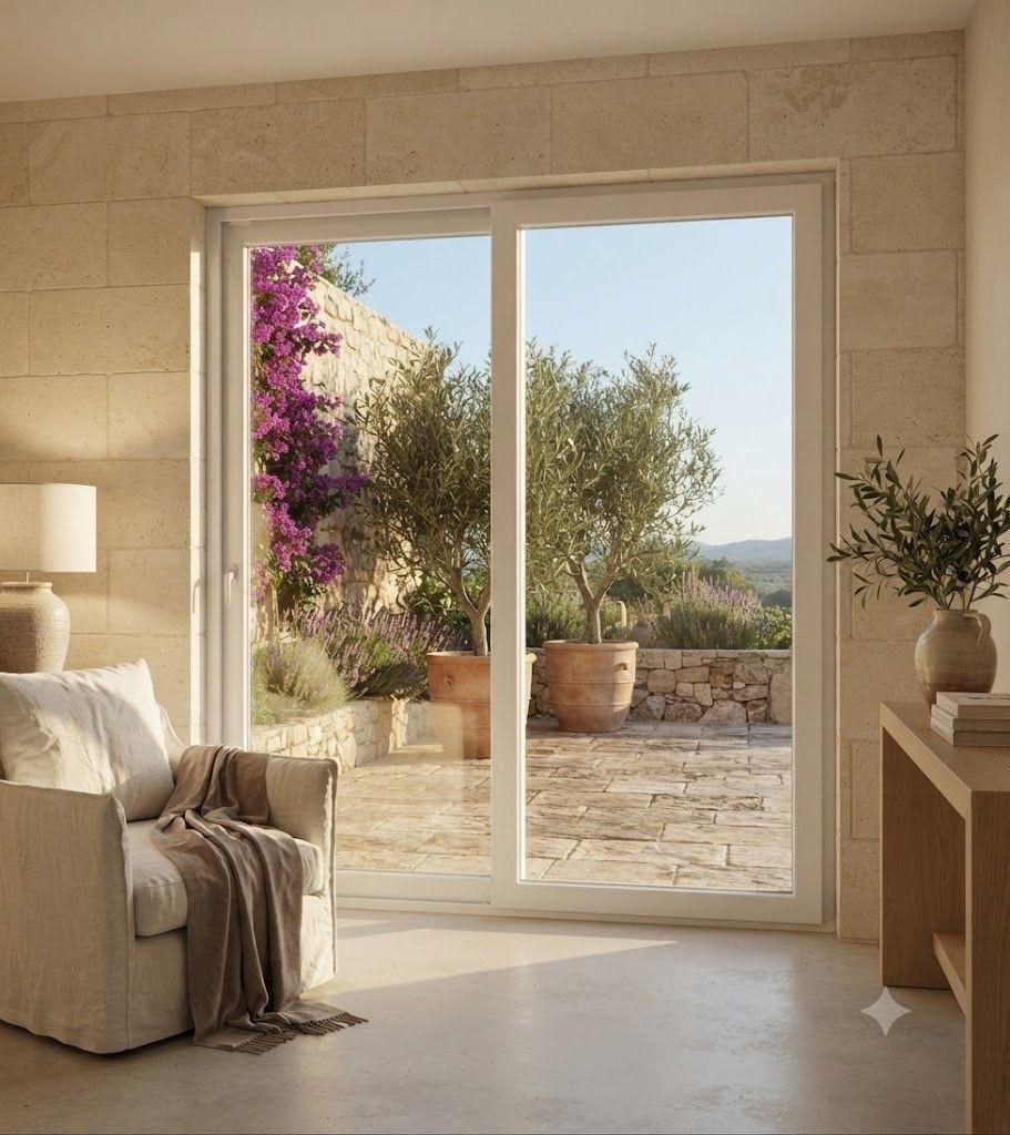 Ventana Europea Termopanel 4mm+4mm 195x205 Blanca-2