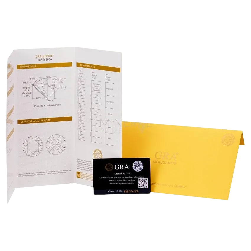 Collar Beta Acuario Moissanita-1