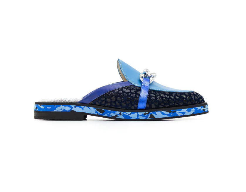 MOCASIN SABOT 02 AZUL-0