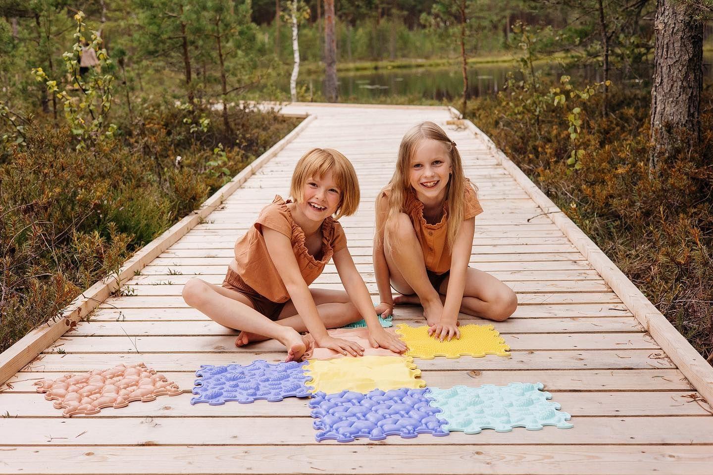 Alfombra Sensorial Sensory and Calm 8 piezas Ortoto -2