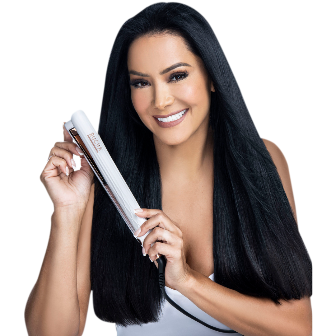 PLANCHA RUCHA TITANIUM ARGAN DELUXE 1"-2