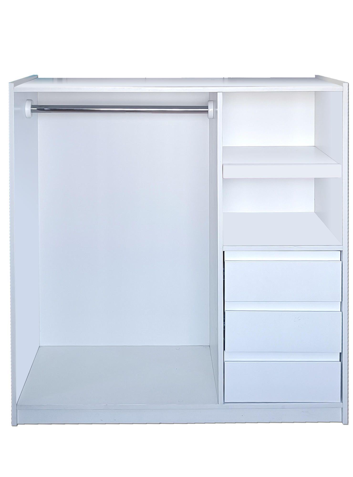 Mini Closet Montessori Linea Minimal Blanco-0