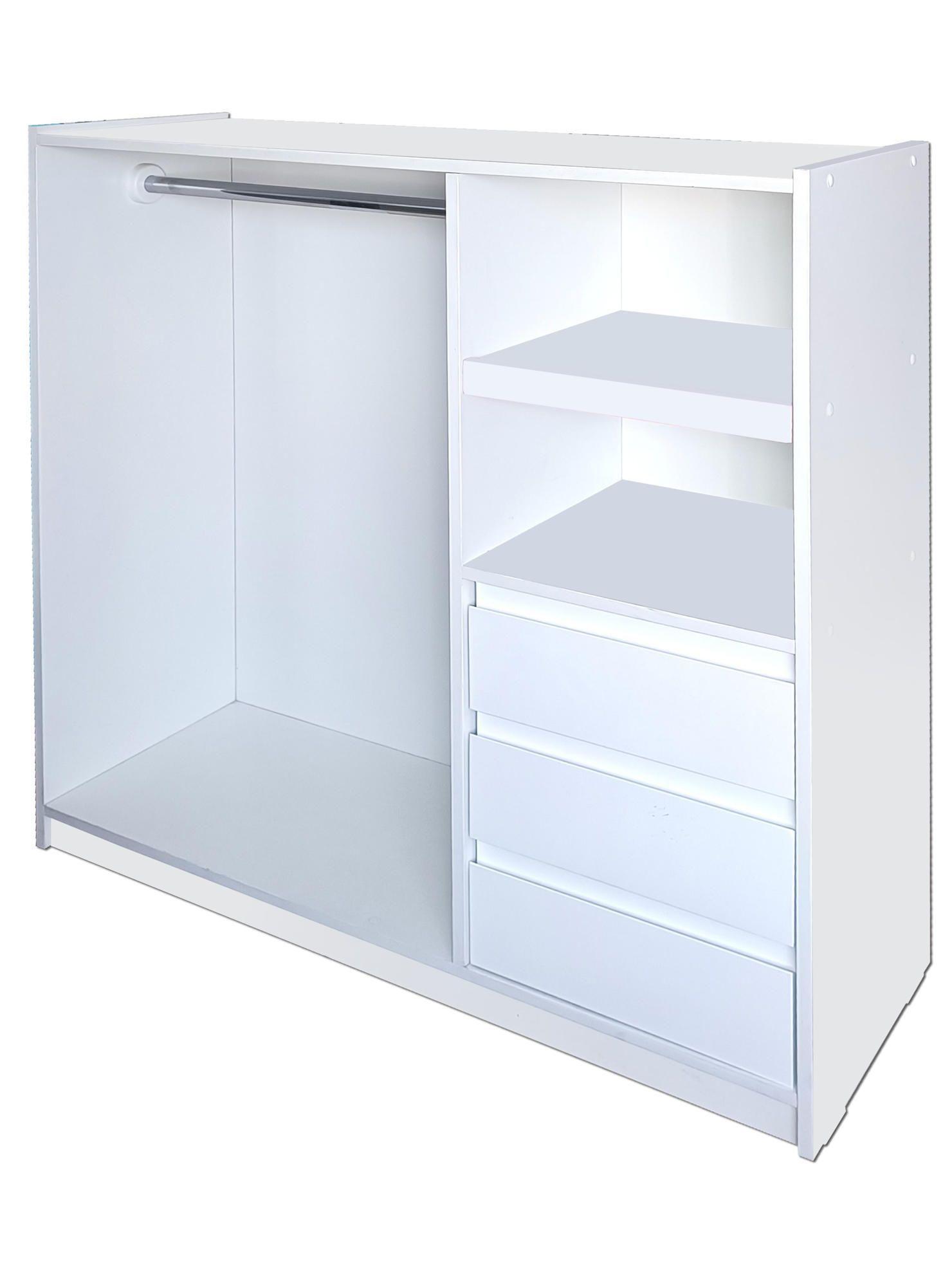 Mini Closet Montessori Linea Minimal Blanco-2