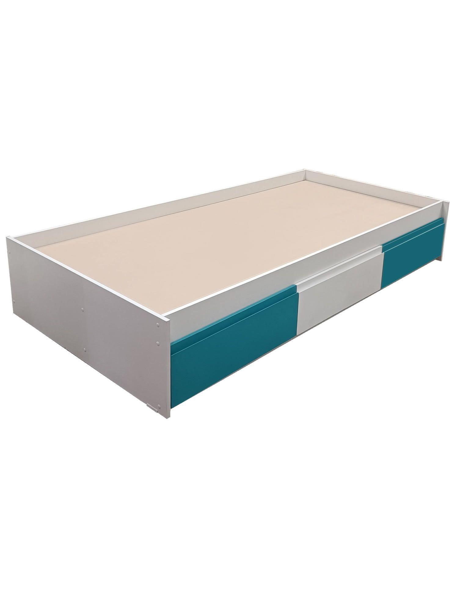 Cama con Baranda Infantil Montessori 1 Plaza Linea Minimal Calipso blanco Calipso-3