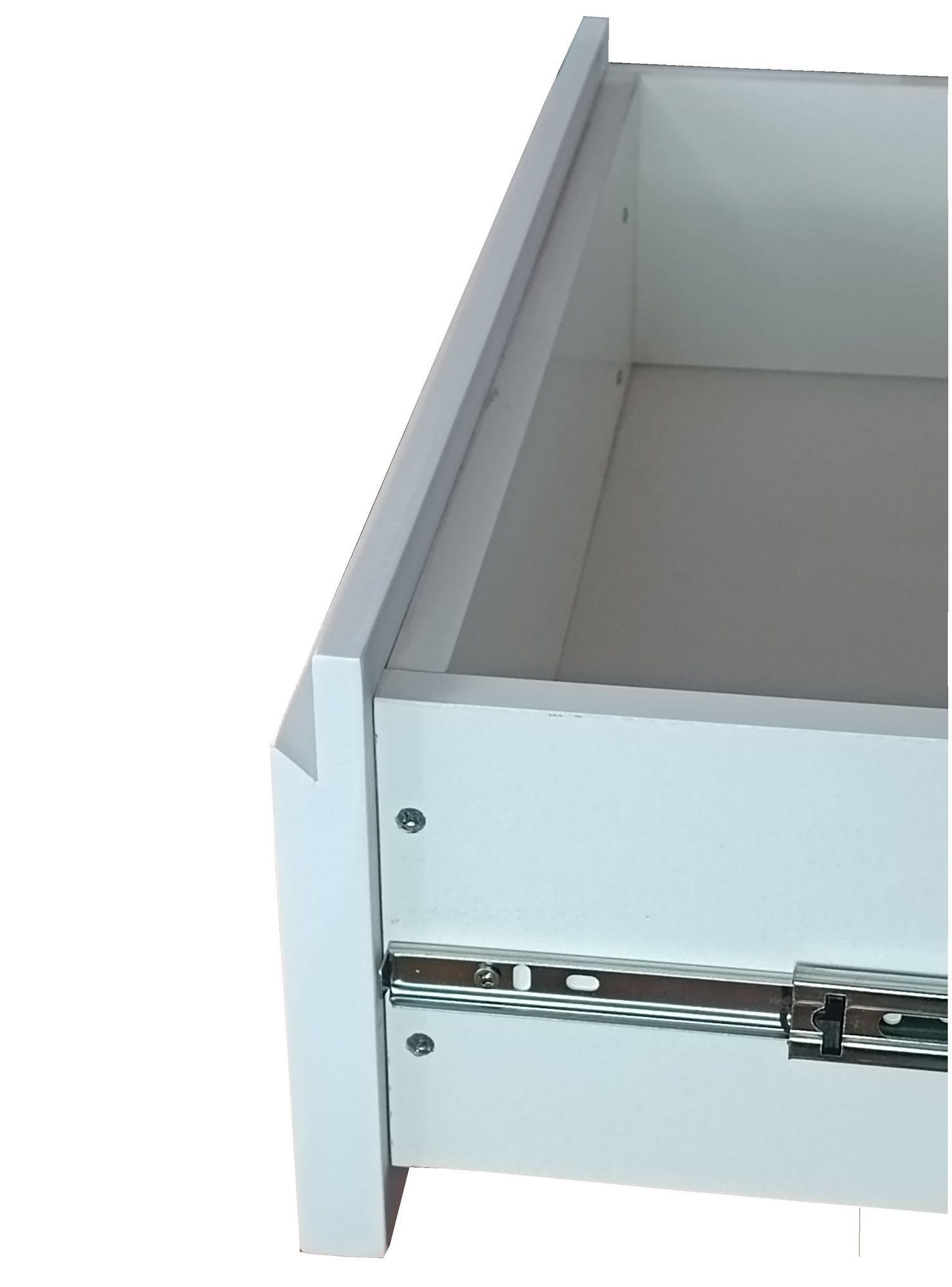 Cama con Baranda Infantil Montessori 1 Plaza Linea Minimal Calipso blanco Calipso-4