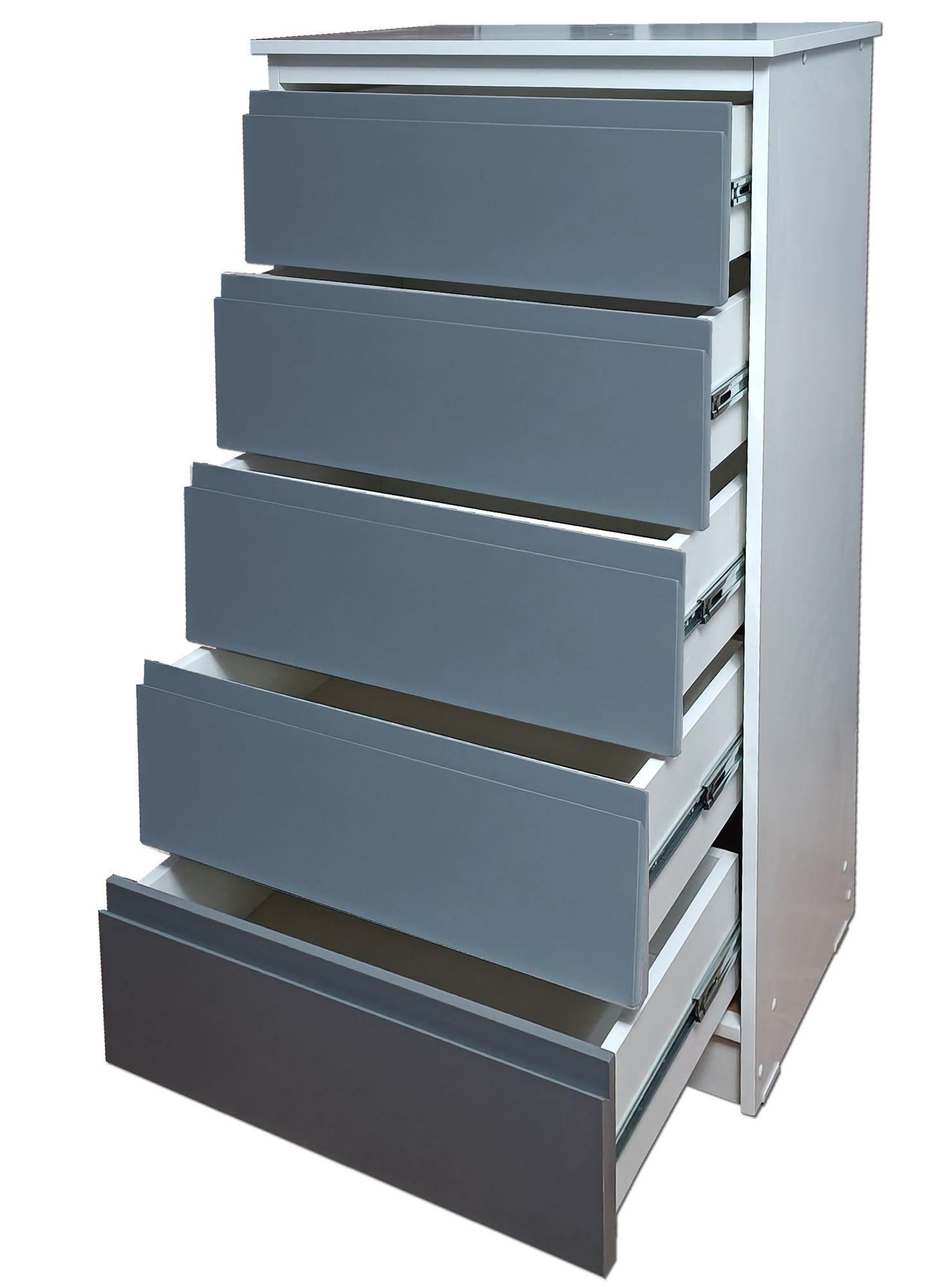 Cajonera 5 Cajones Grafito premium-3