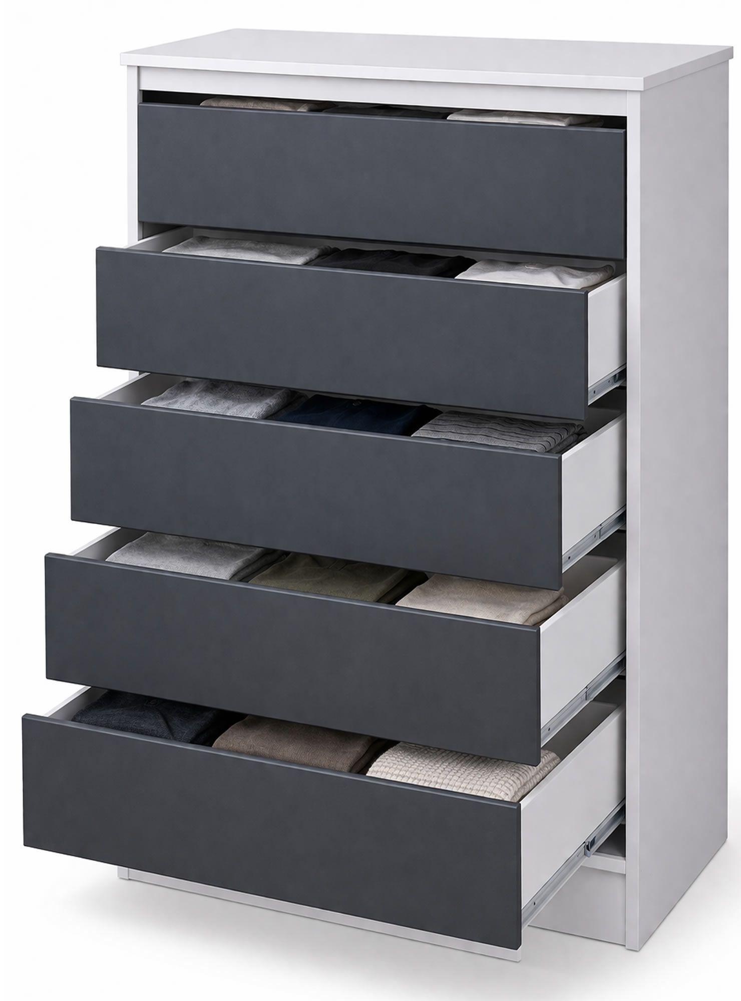 Cajonera 5 Cajones Grafito premium-4