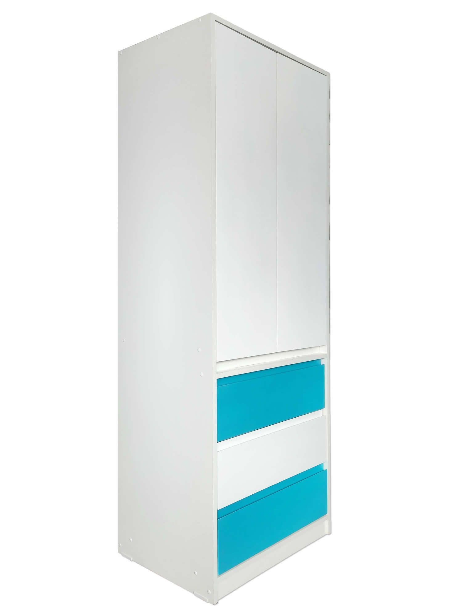 Closet Linea Minimal 3 Cajones Calipso Blanco Calipso-0