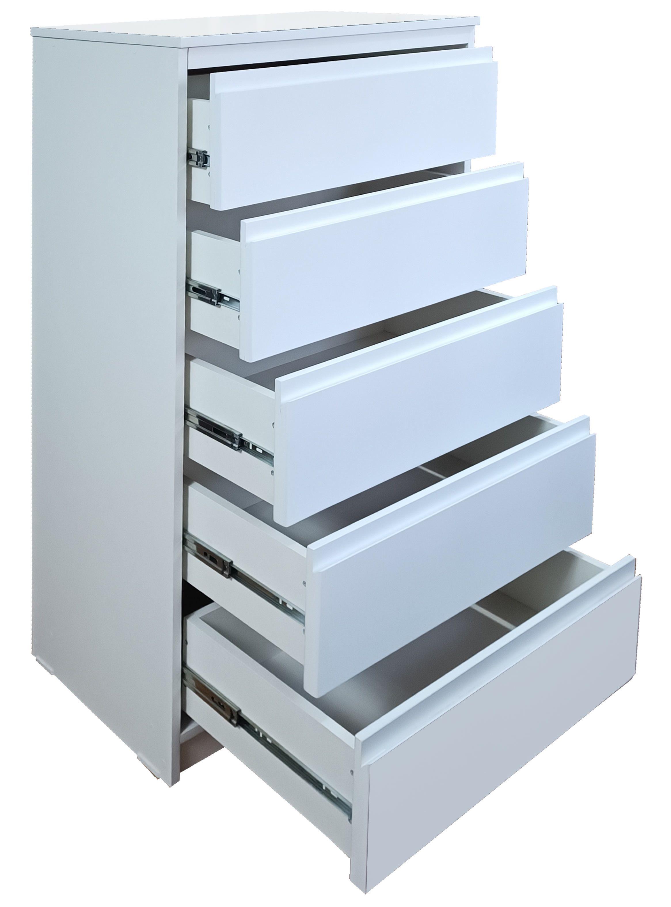 Cajonera 5 Cajones Blanca Premium-2