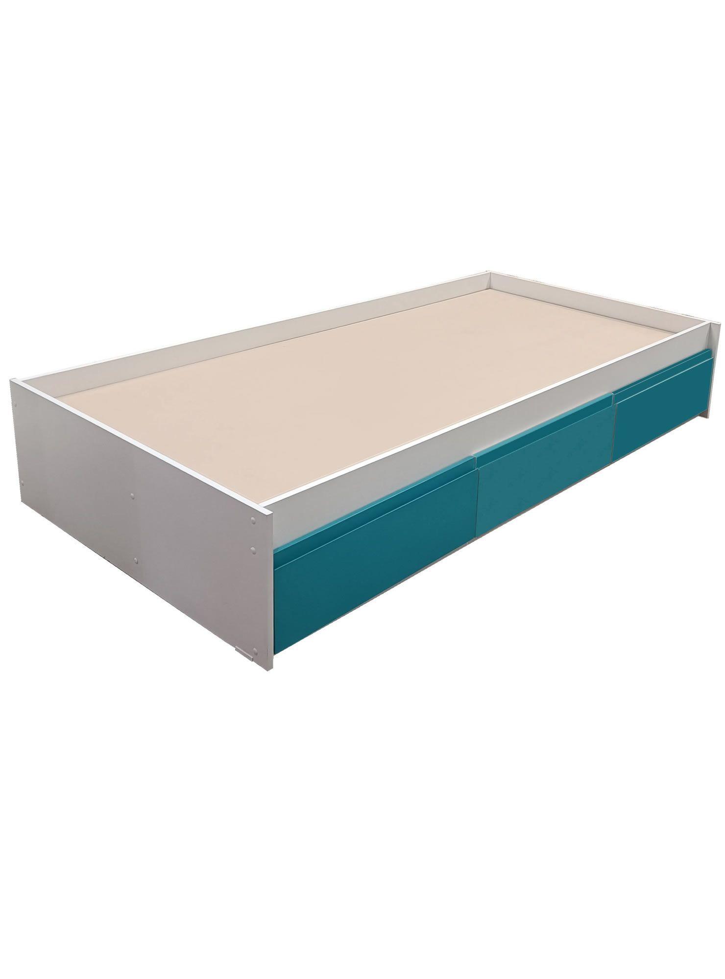 Cama Infantil Juvenil tres cajones 1 5 Plazas Linea Minimal 3 cajones calipso-1