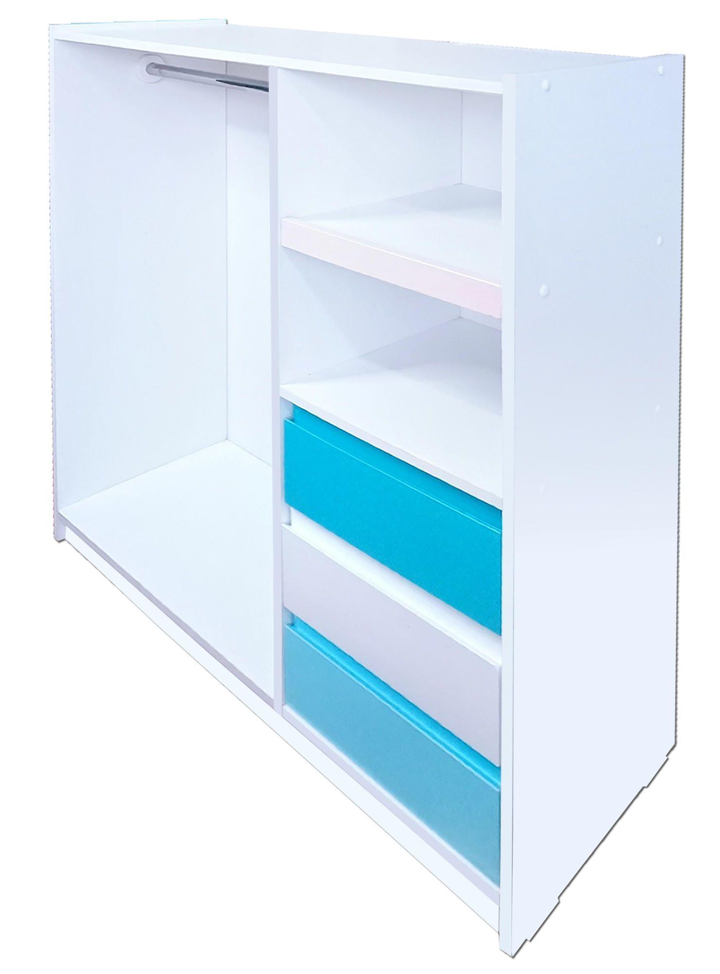 Mini Closet Montessori Linea Minimal Calipso Blanco Calipso-3