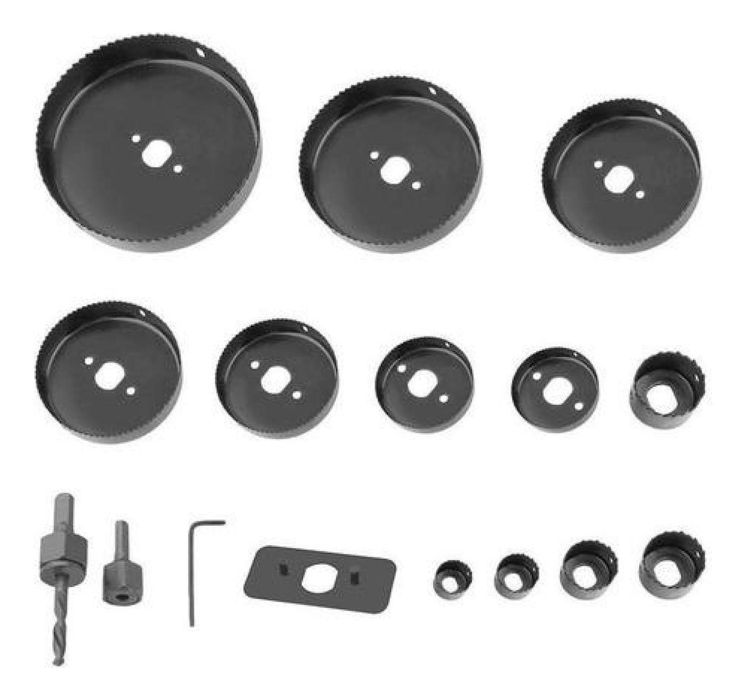 Set De 16 Piezas Sierra Copa Para Perforación Madera Yeso-4