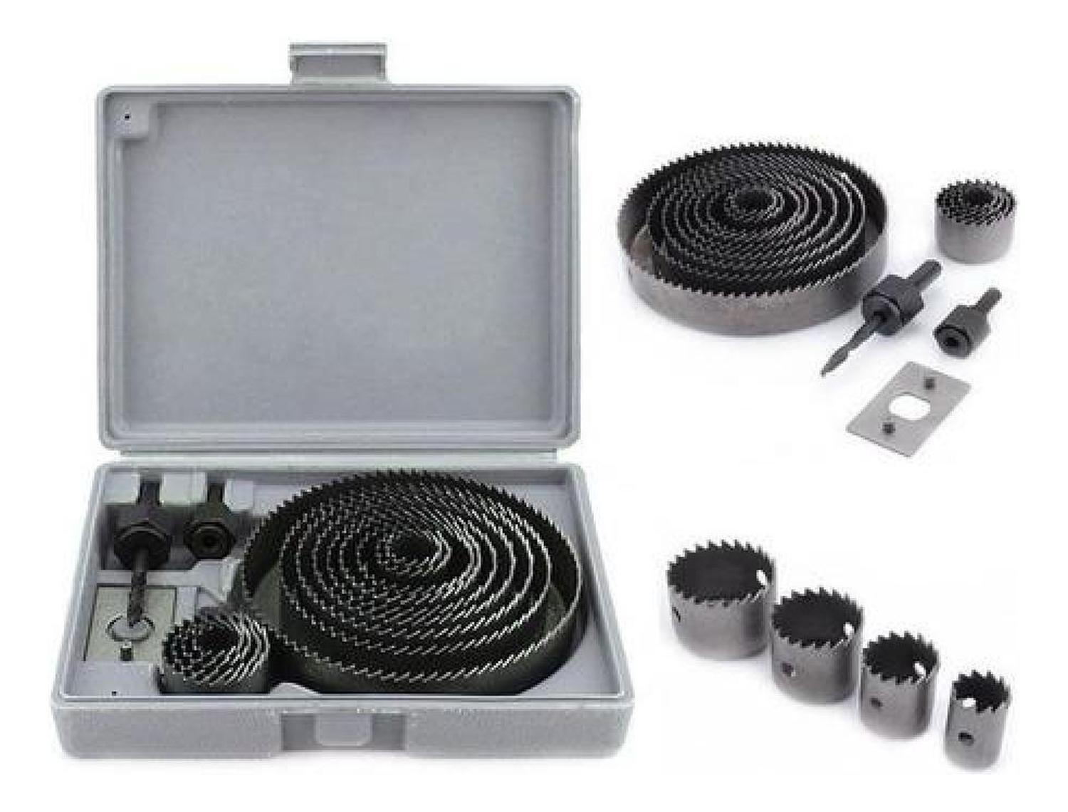 Set De 16 Piezas Sierra Copa Para Perforación Madera Yeso-5