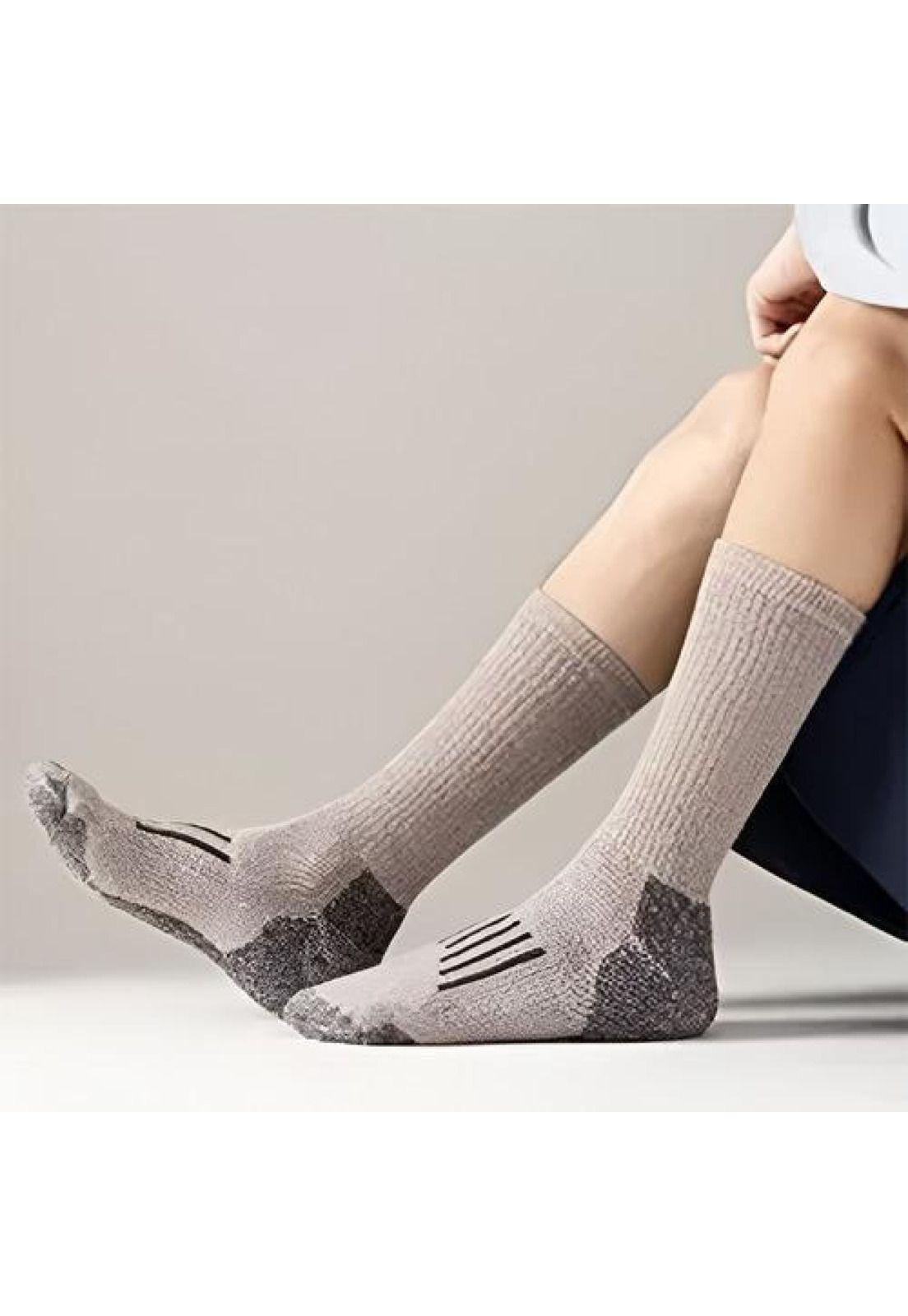 Calcetas 80% Lana Oveja Merino Hombre Mujer Frío Invierno-9
