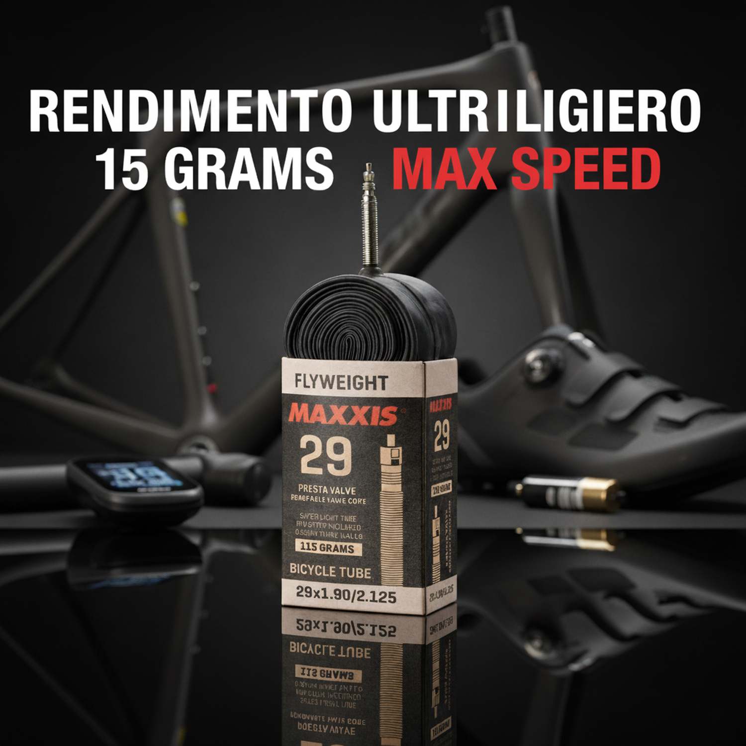 Cámara Maxxis Flyweight 29x1.9-2.125 Válvula Presta-2