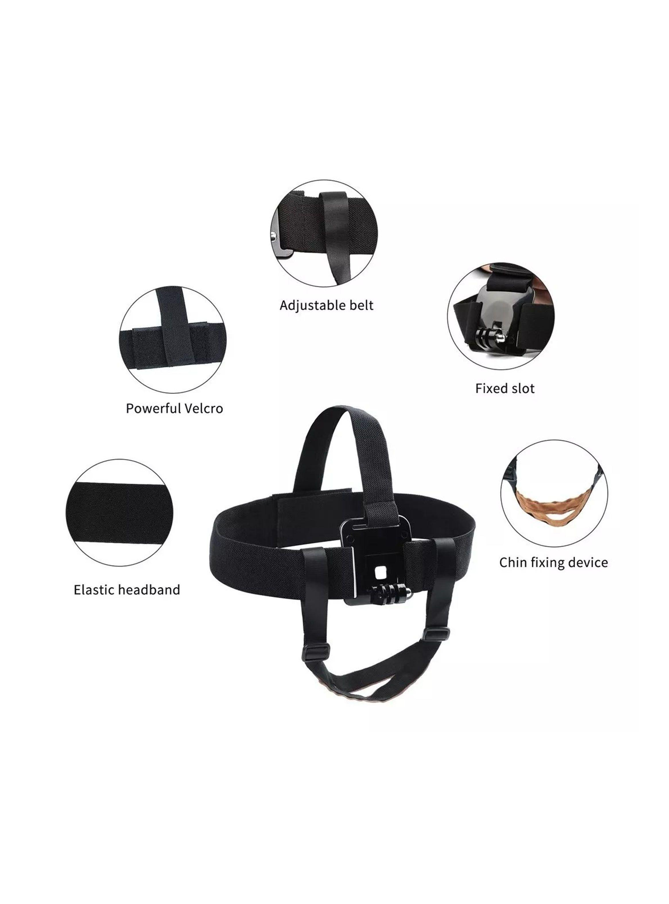 Soporte Gopro Para Cabeza Con Sujetador A La Barbilla Arnés-5