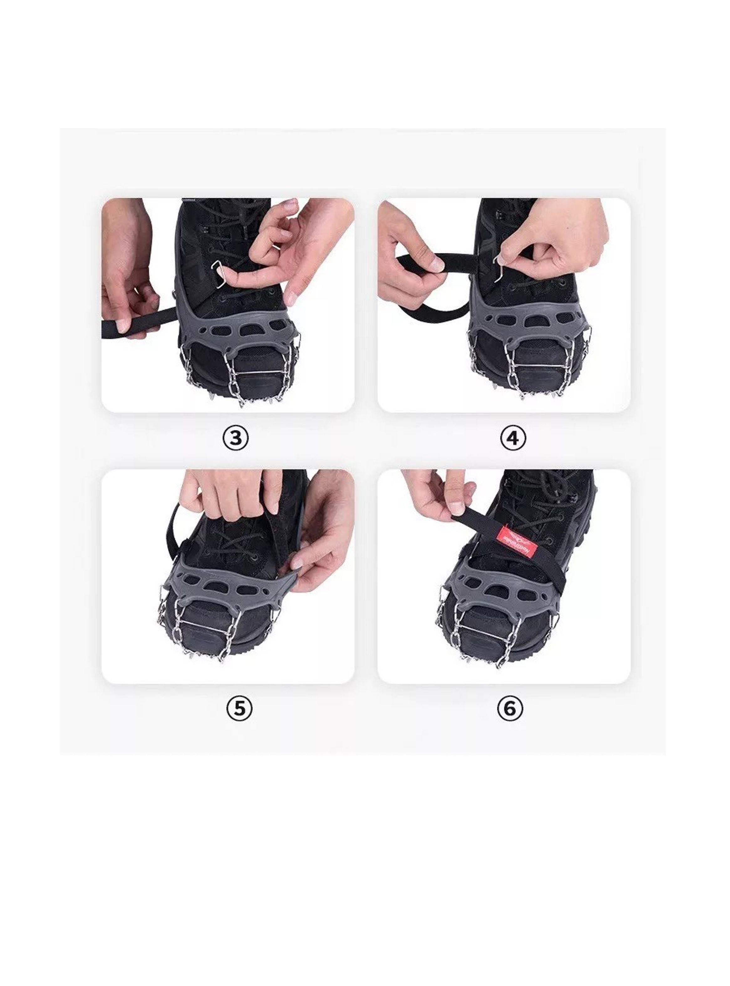Crampones 19 Dientes Naturehike Caminatas En Hielo Y Nieve-4
