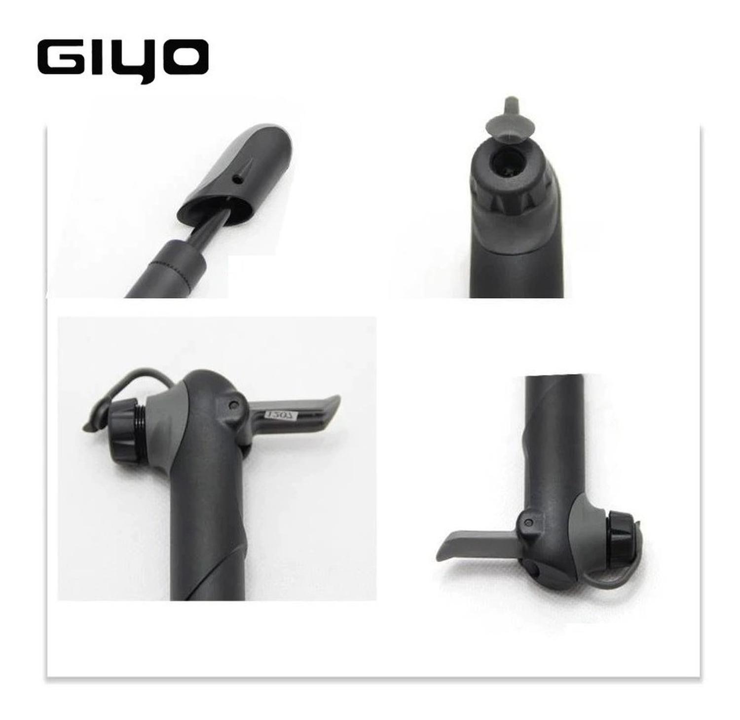 Bombin Giyo 100 Psi, Para Mtb Y Todo Uso Bicicleta Inflador Negro-7