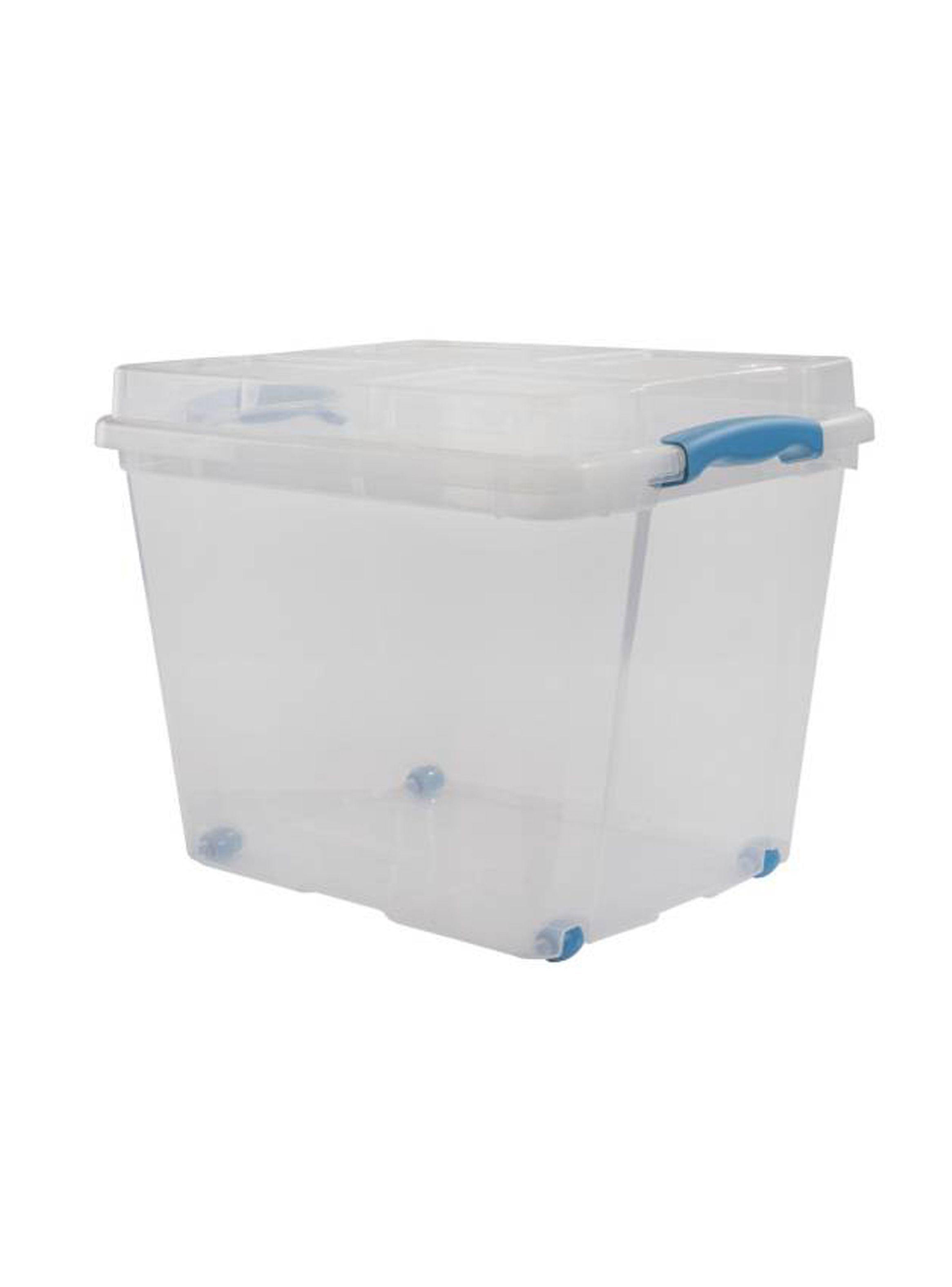 Pack 4 Cajas Organizadoras 27lts Wenco C/ Ruedas 31x30x40cm-6
