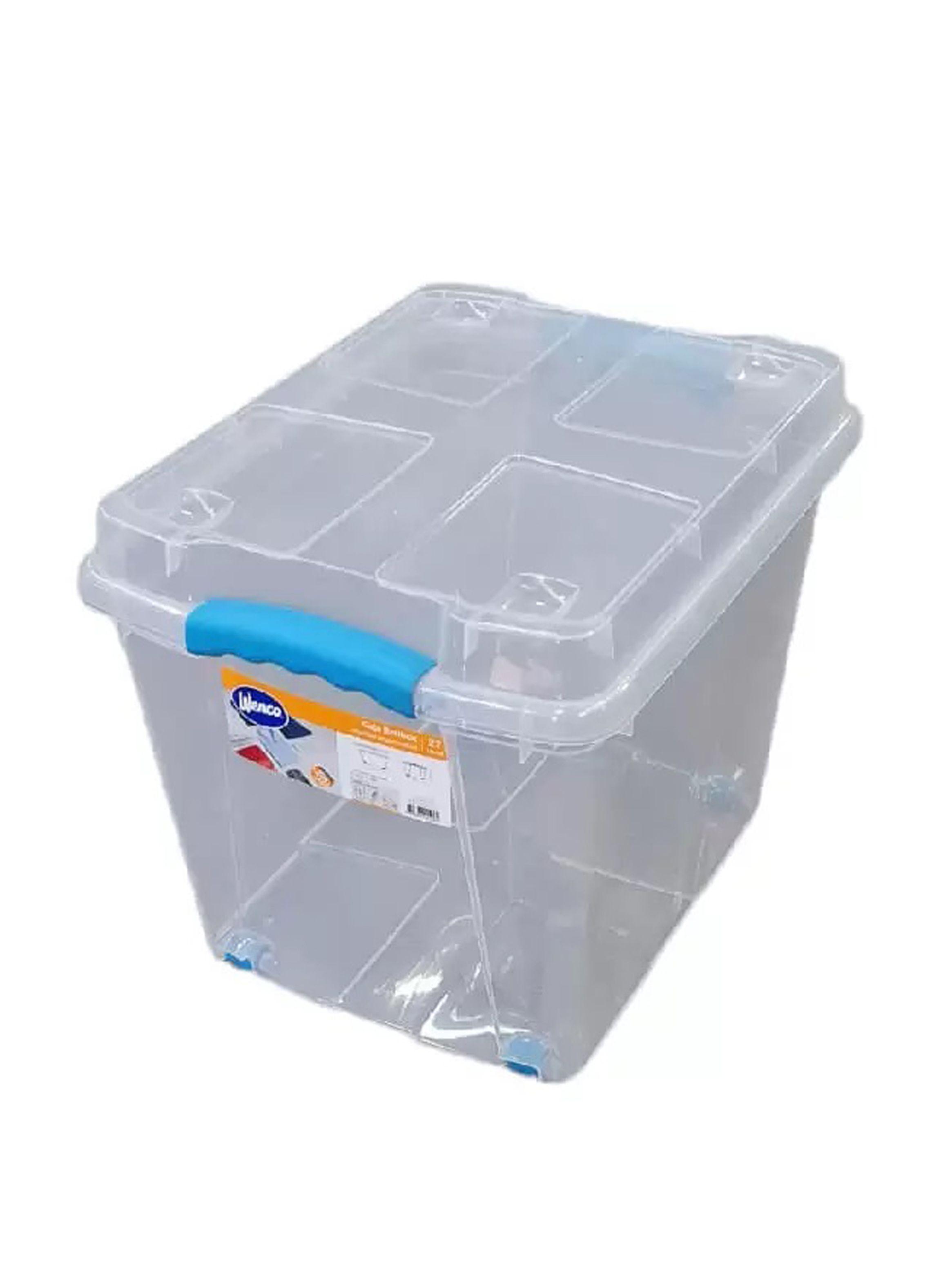Pack 4 Cajas Organizadoras 27lts Wenco C/ Ruedas 31x30x40cm-7
