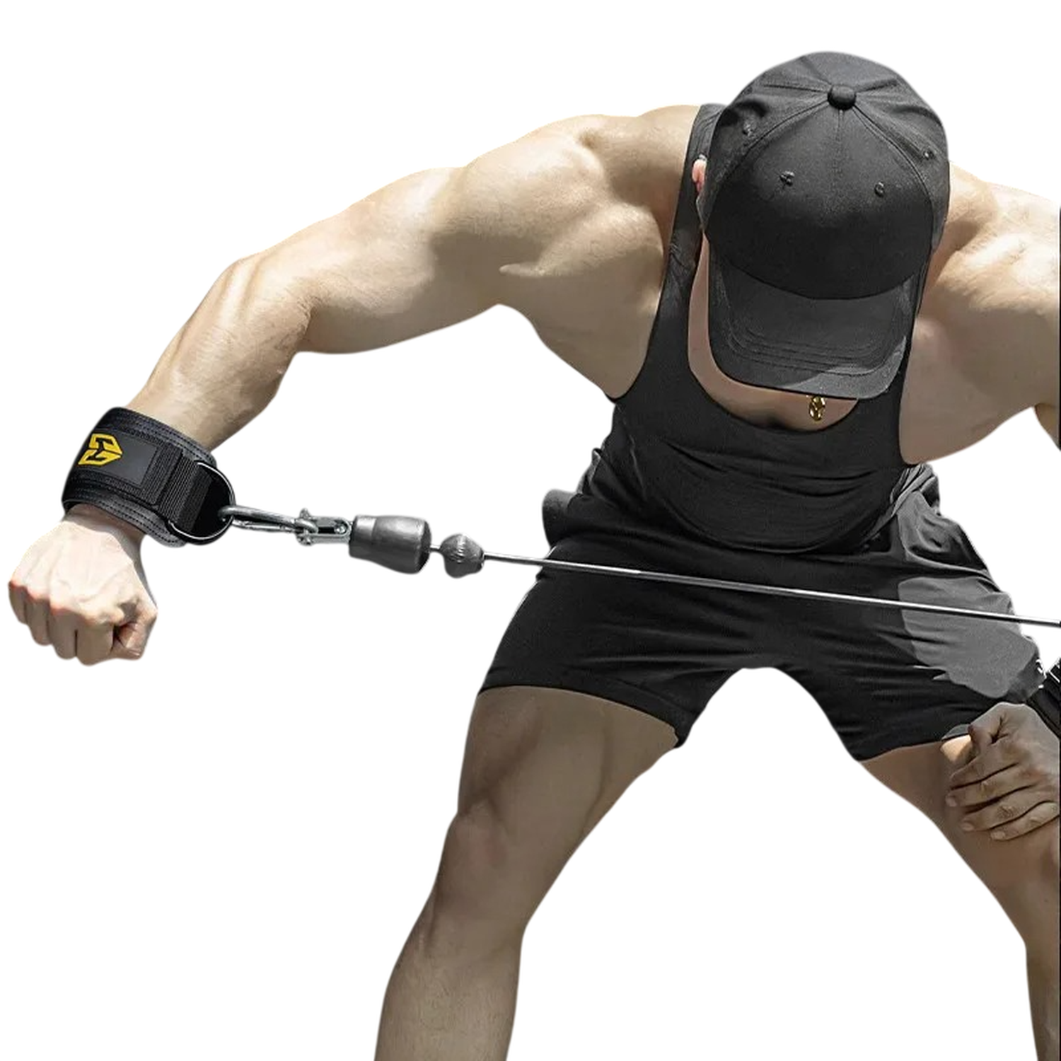 Correas Muñequera Gym Polea Tobilleras Entrenamiento Fitness-1