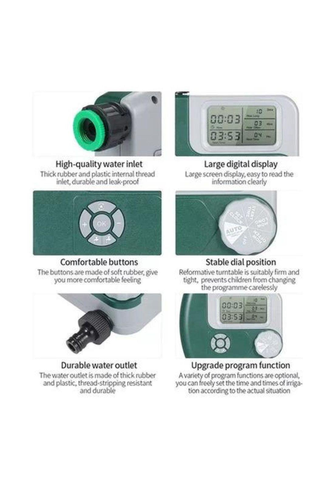 Programador Riego Automatico Timer Jardin 2 Salidas-7