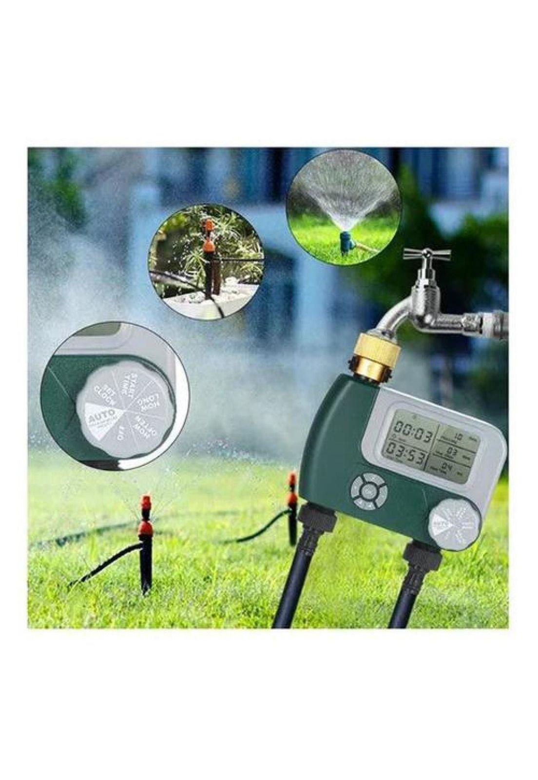 Programador Riego Automatico Timer Jardin 2 Salidas-8
