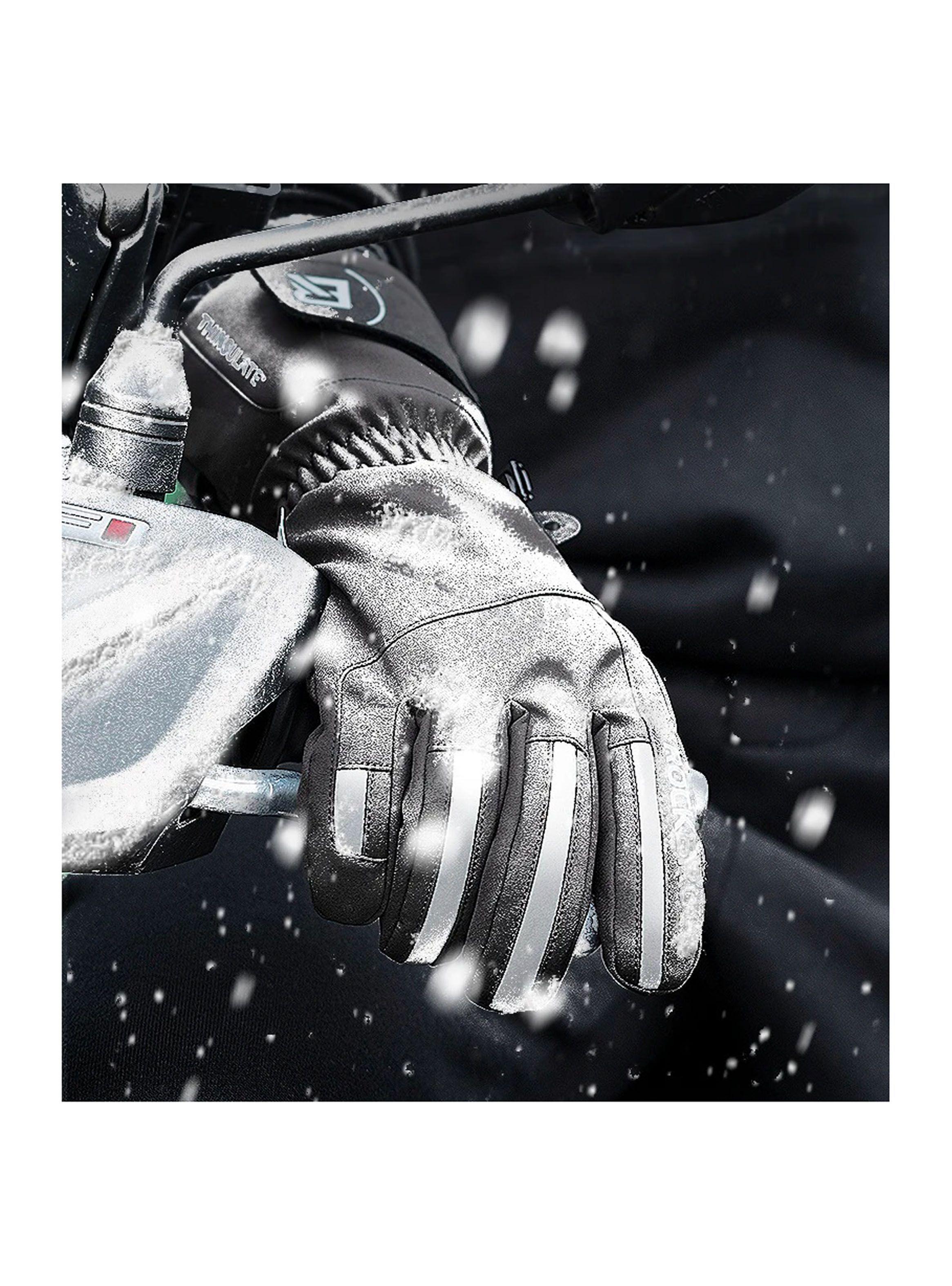 Guantes Invierno Frio Nieve Térmicos Impermeables Rockbros-1