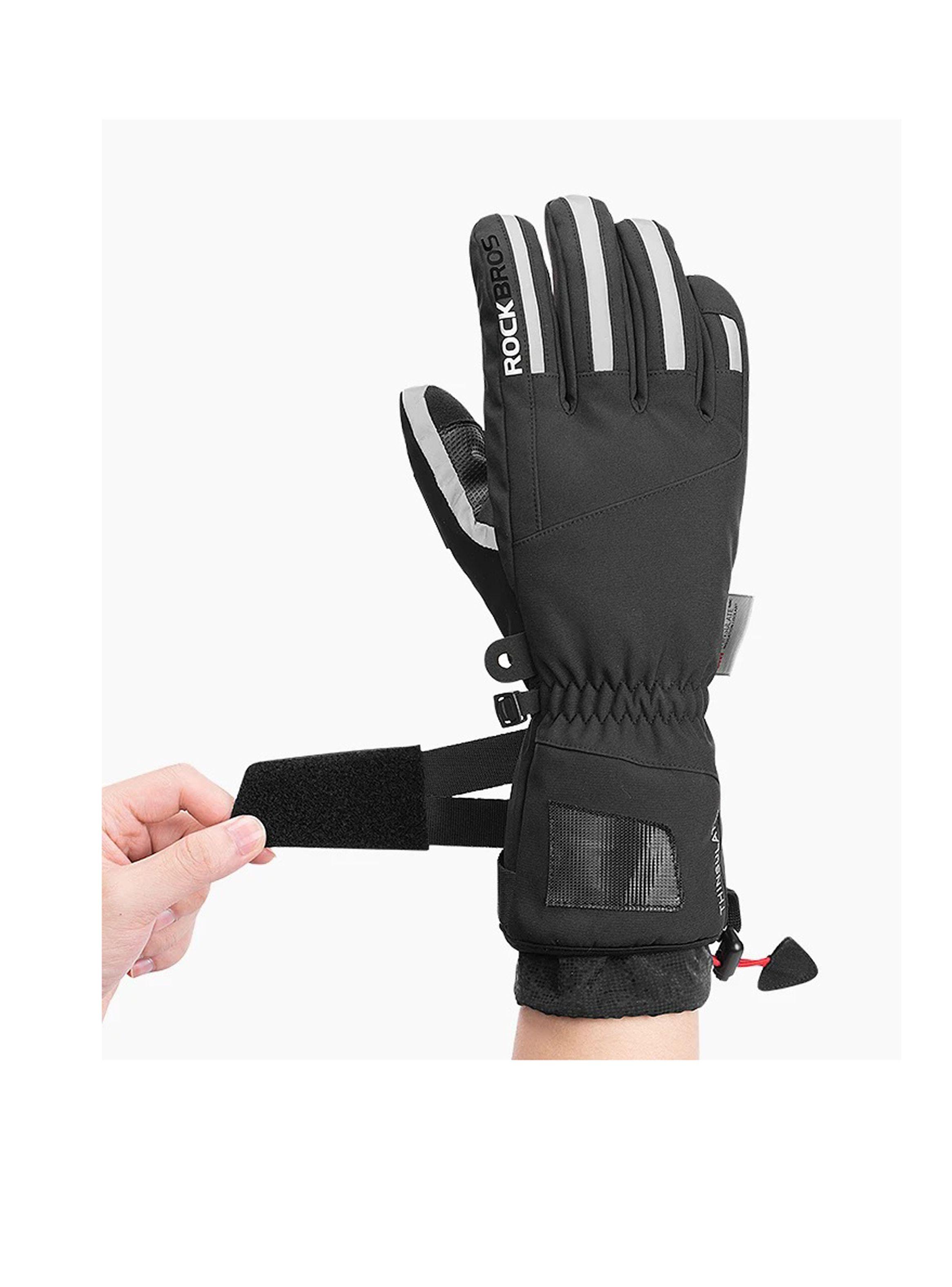 Guantes Invierno Frio Nieve Térmicos Impermeables Rockbros-3