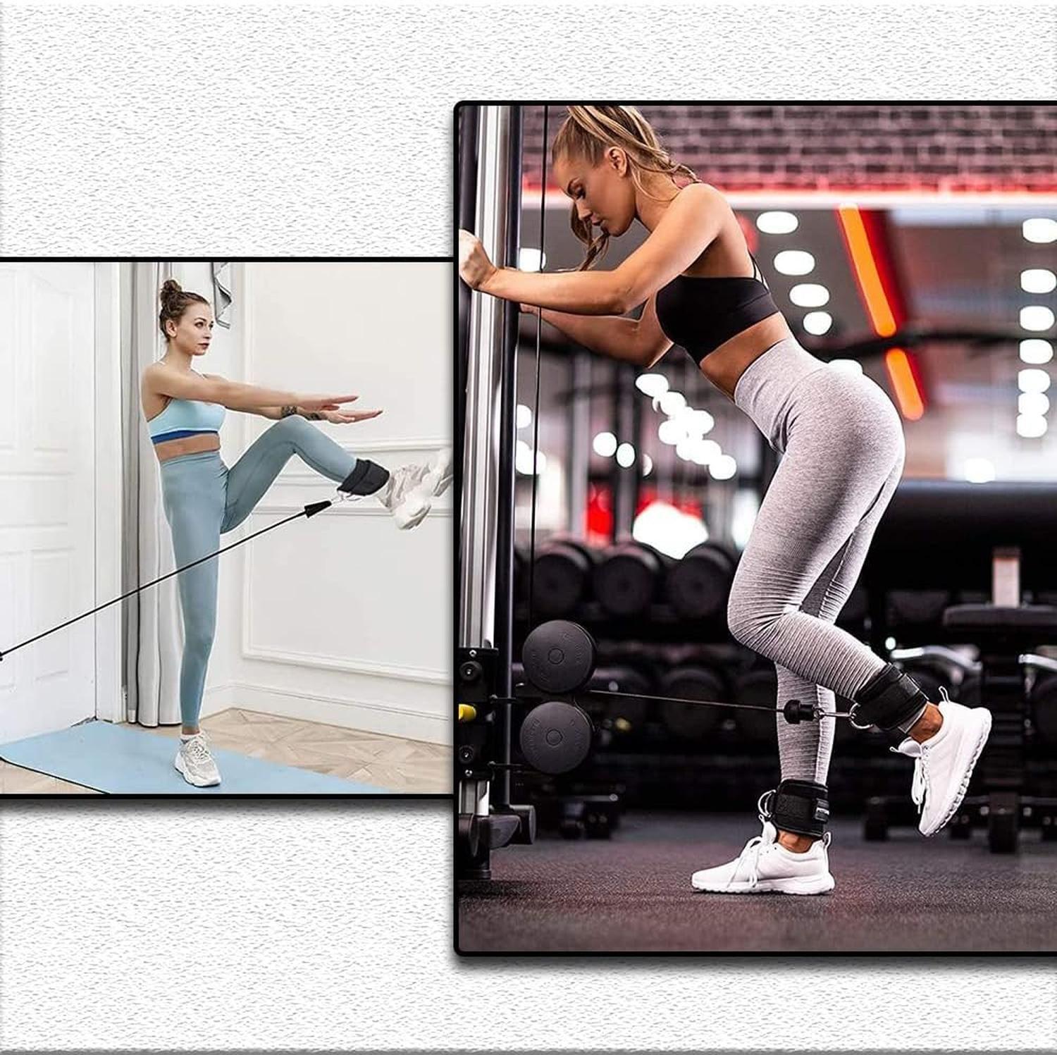 Correas Strap Tobillo Muñeca Velcro Reforzado Gym Poleas-2