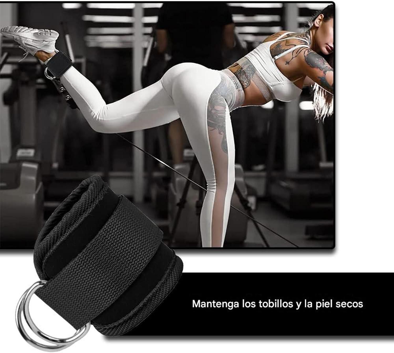 Correas Strap Tobillo Muñeca Velcro Reforzado Gym Poleas-6