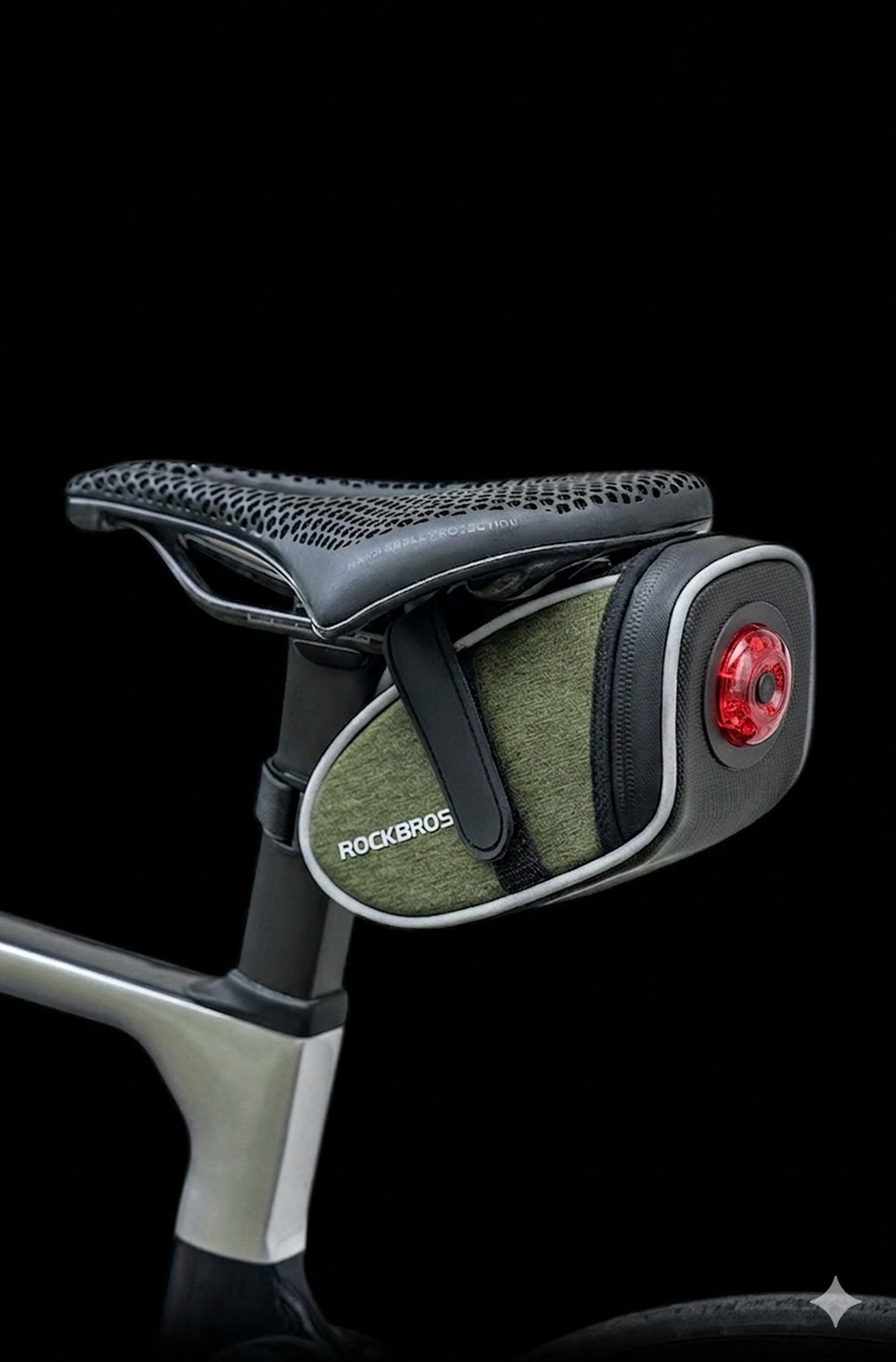 Bolso Asiento Sillín Bicicleta Rockbros Reflectante-1