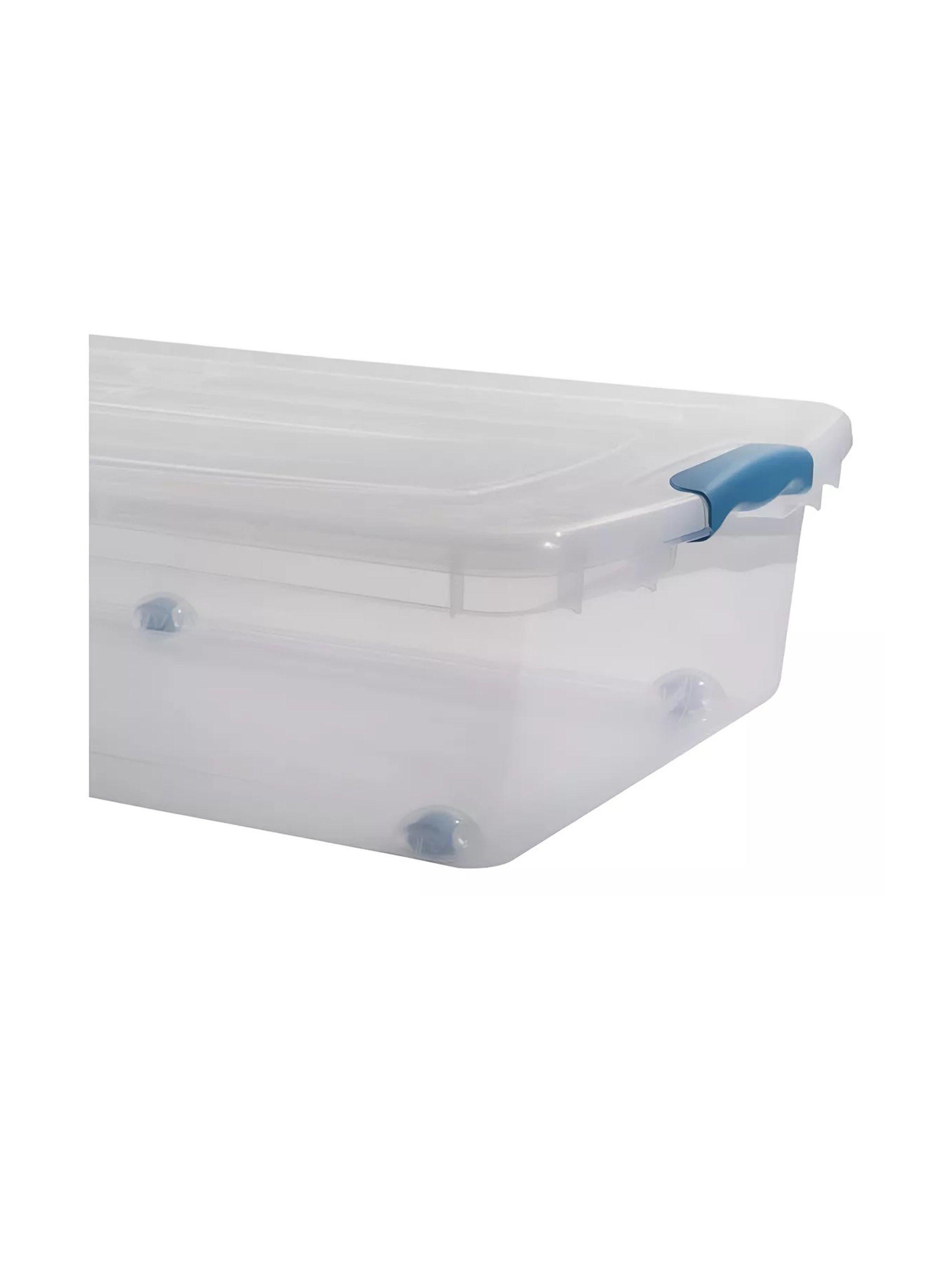 Caja Organizadora 36lts Wenco C/ Ruedas Bajo Cama 77x39x16cm-3