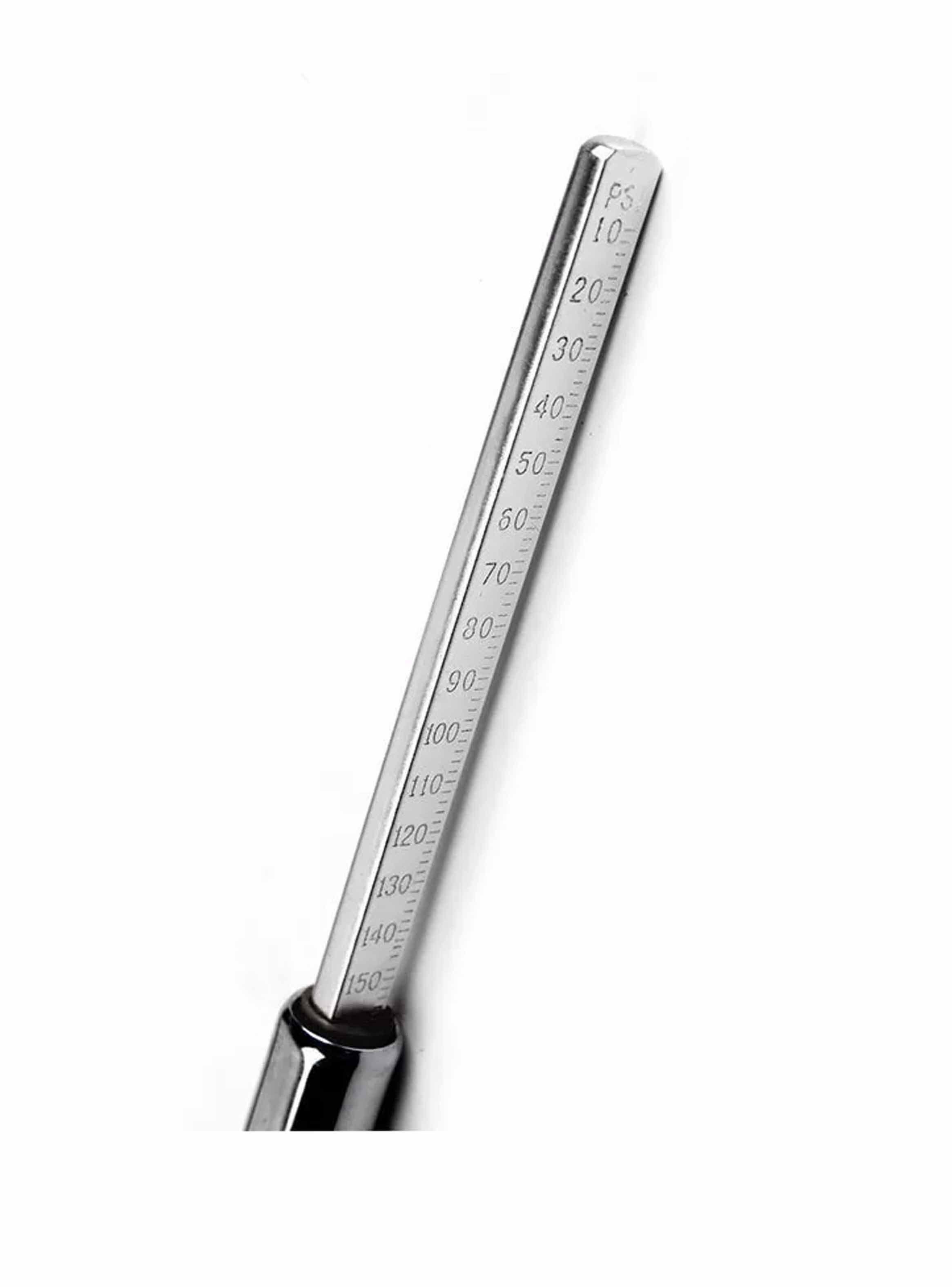 Manómetro Medidor Presión Manual Neumáticos 10-160 Psi 30 Cm-5