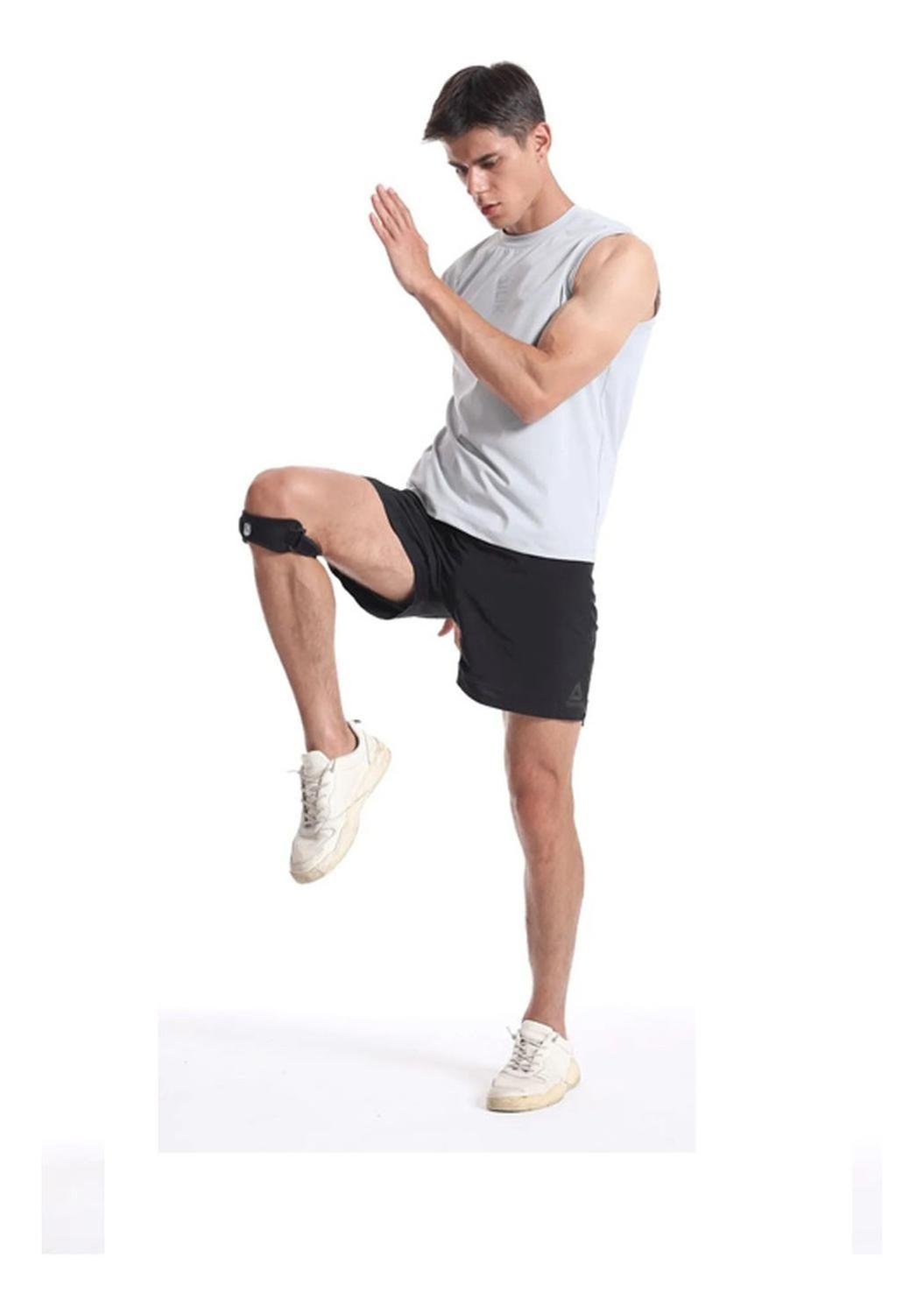 Soporte Rodillera Tendón Rotuliano Deporte Lesión Menisco Negro Estandar-6