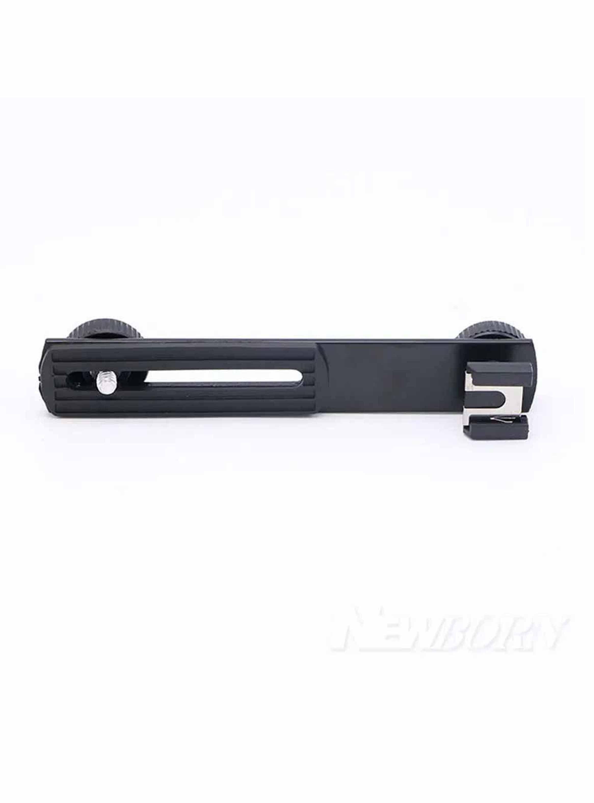 Placa Universal Doble Zapata Cámara Dslr Rosca 1/4 Micrófono-5