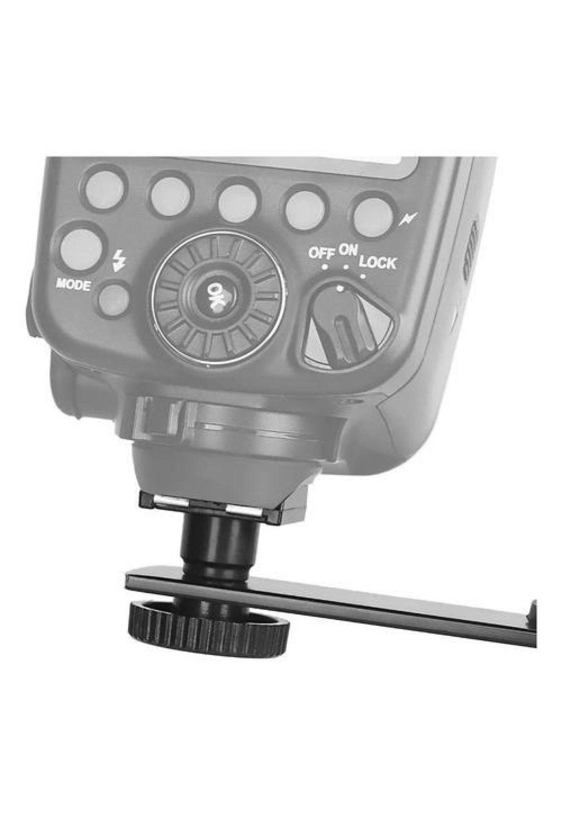 Placa Universal Doble Zapata Cámara Dslr Rosca 1/4 Micrófono-6