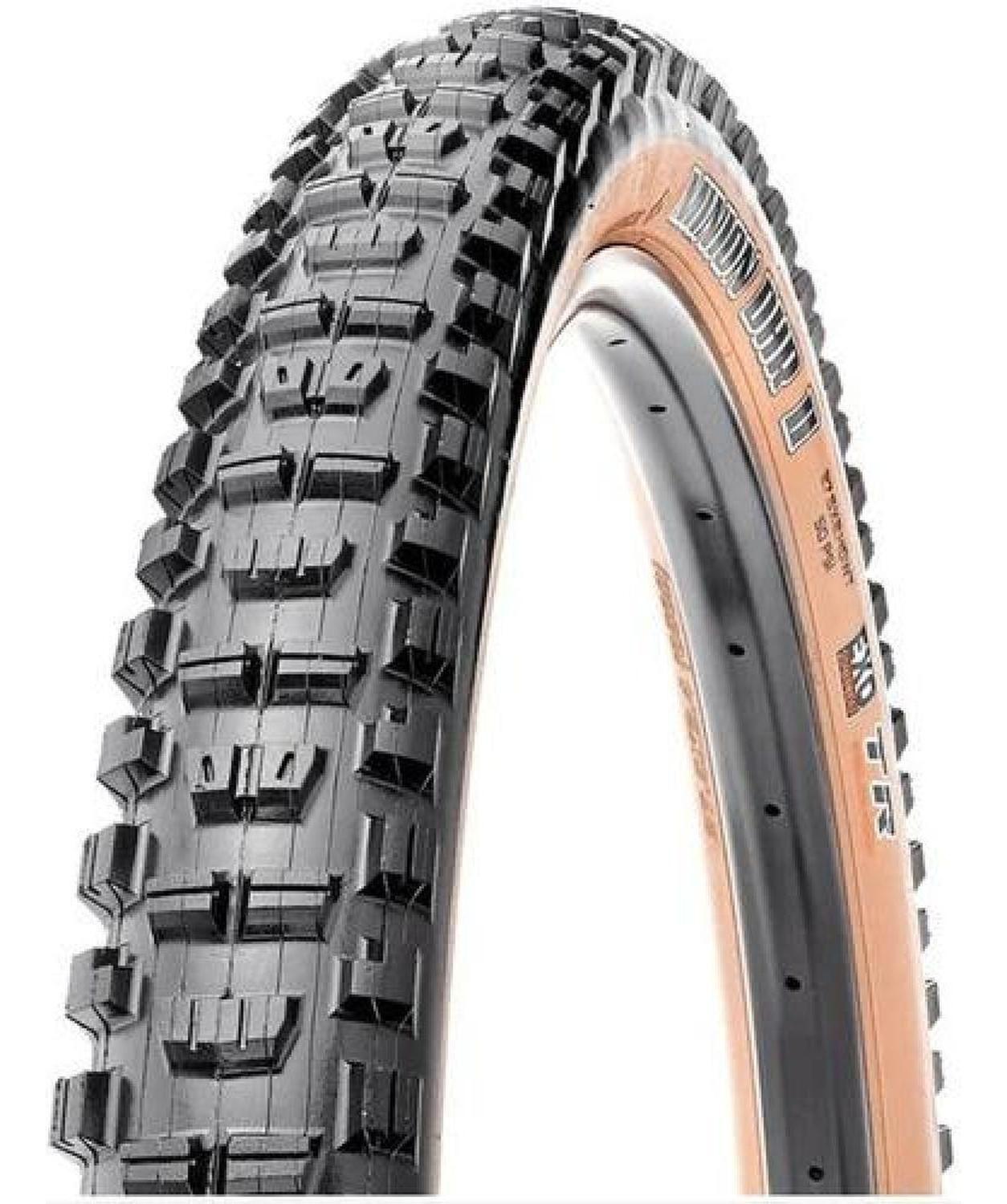 Neumático Maxxis Minion Dhr Ii Exo/tr/skinwall 27.5x2.40wt Negro-1