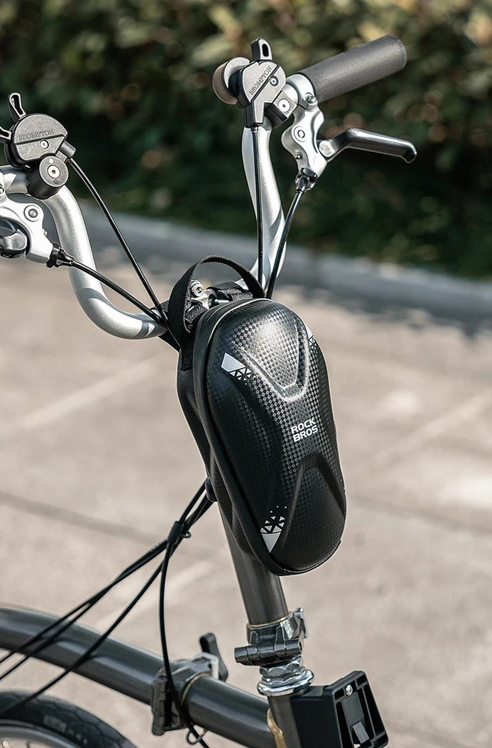 Bolso Manubrio Scooter Bicicleta Rockbros Impermeable 1.3L-9