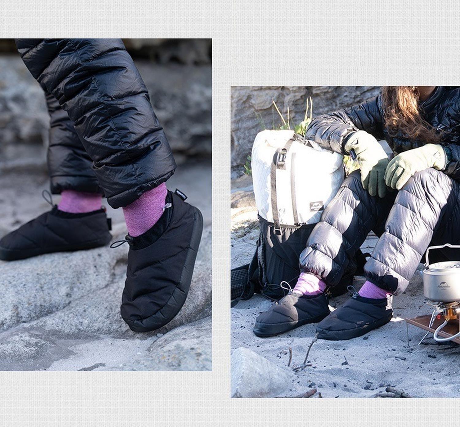 Pantufla Térmica De Pluma A Prueba De Viento Invierno -5°c.-7
