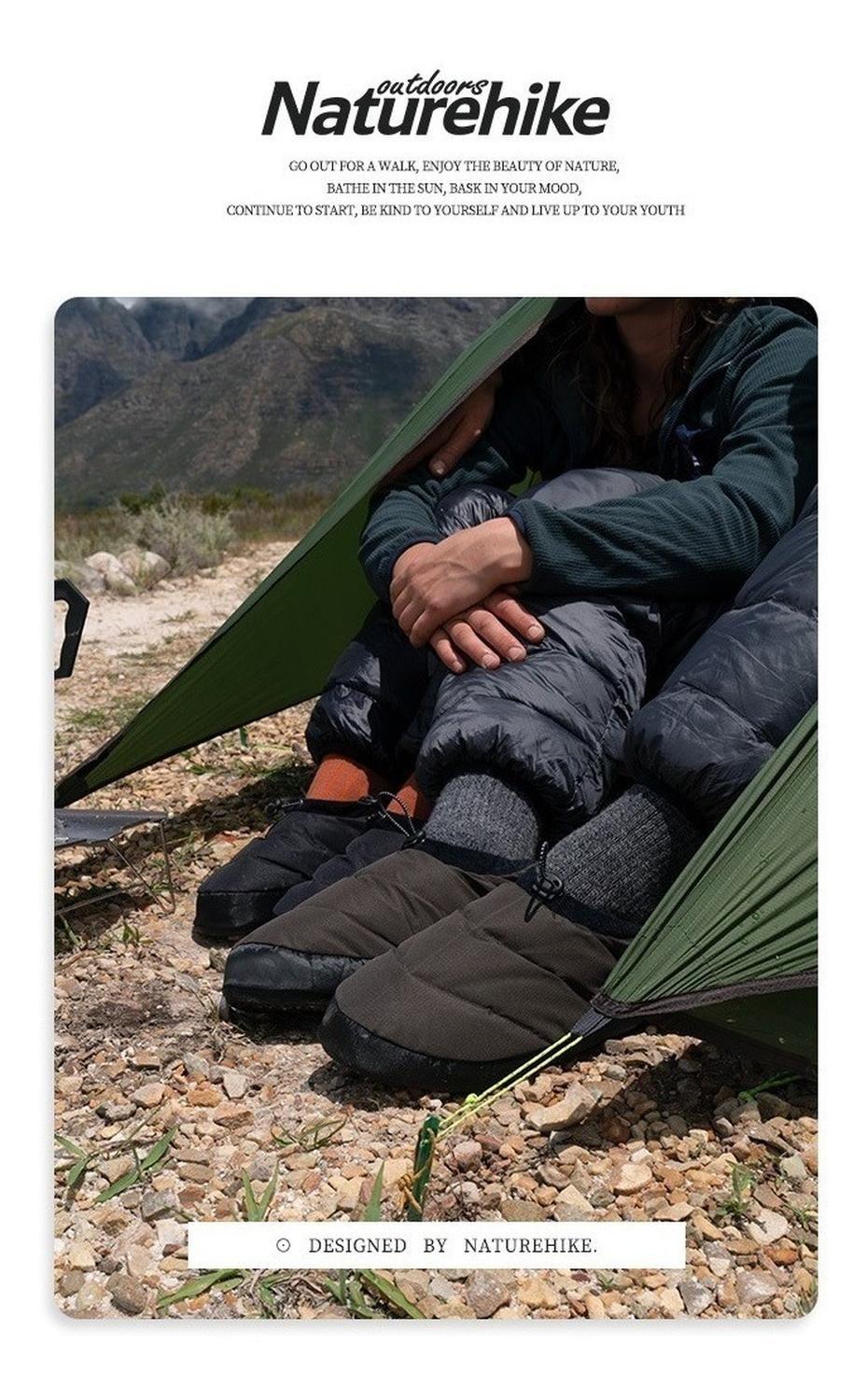 Pantufla Térmica De Pluma A Prueba De Viento Invierno -5°c.-8