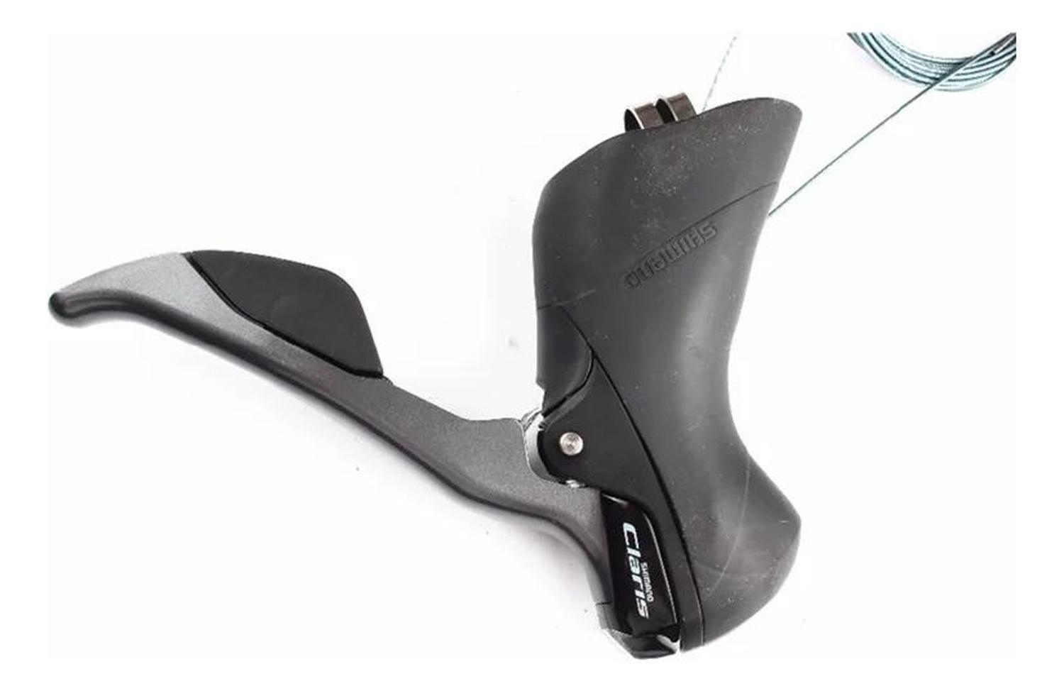 Manillas Cambio Freno 2x8v Shimano St-r2000 Claris Ruta Negro-3