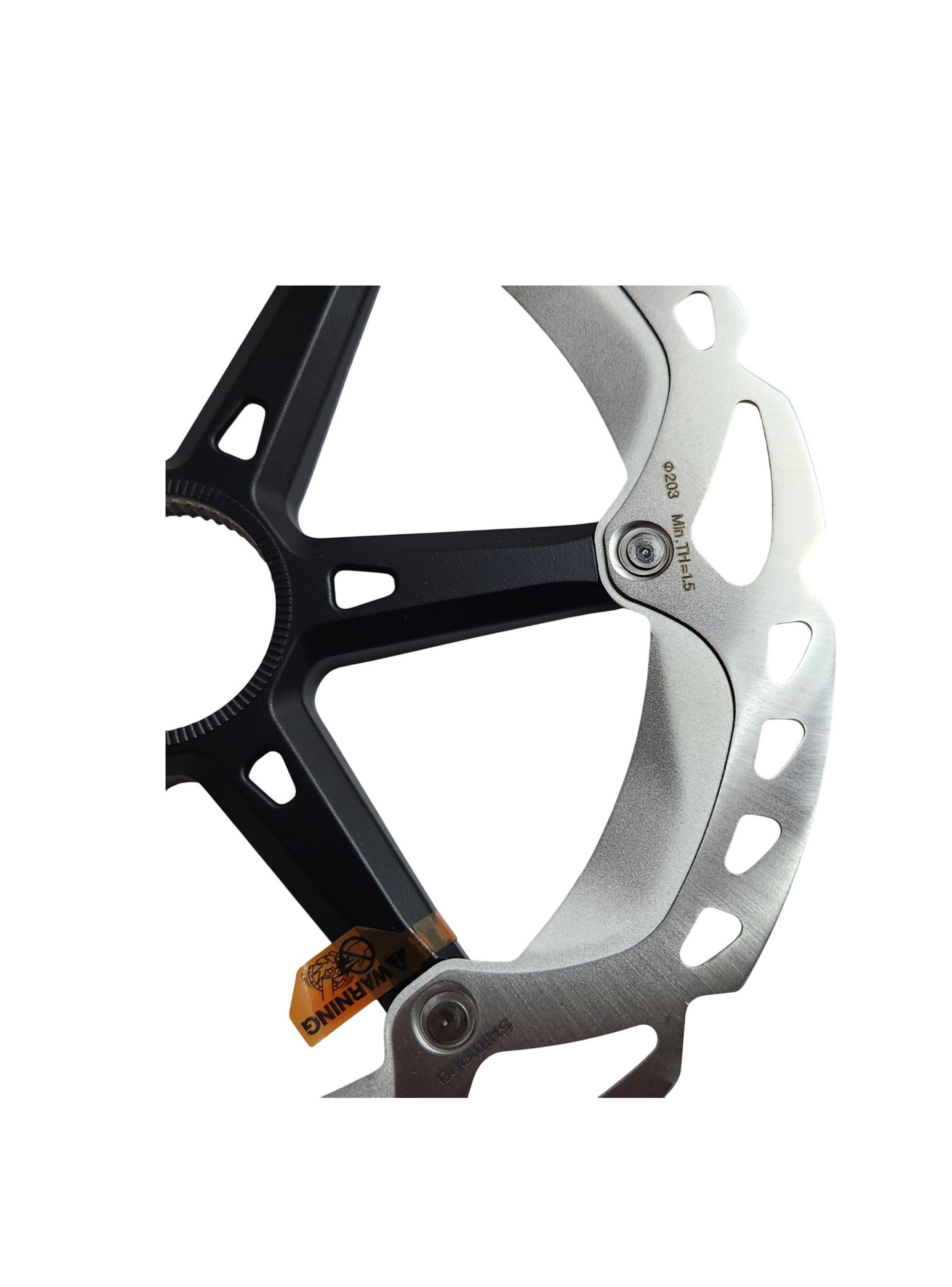 Disco Freno Rotor 203mm Mt800 Deore Grx Ultegra Center Lock-5