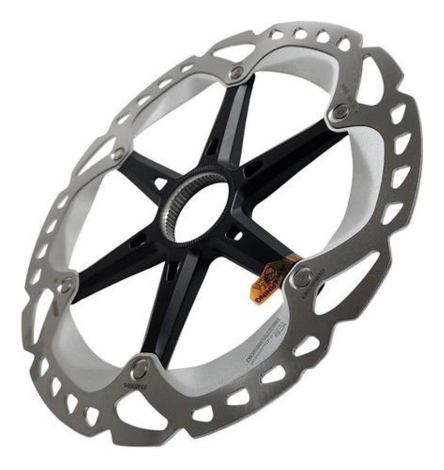 Disco Freno Rotor 203mm Mt800 Deore Grx Ultegra Center Lock Plateado/negro-2