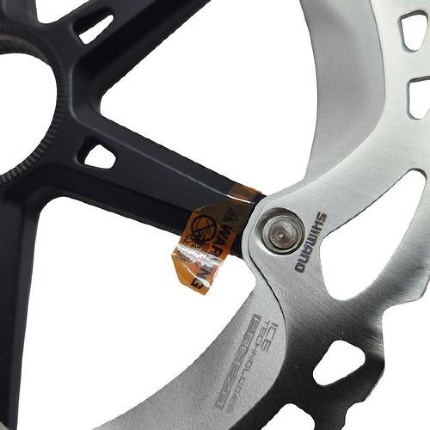 Disco Freno Rotor 203mm Mt800 Deore Grx Ultegra Center Lock Plateado/negro-4