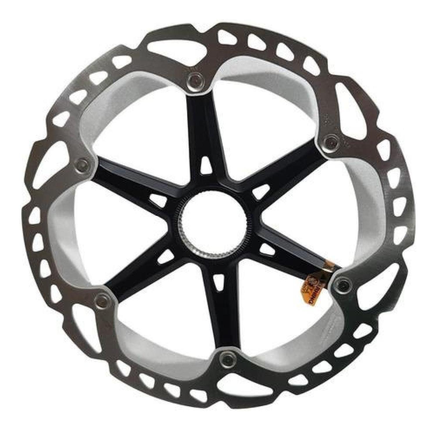 Disco Freno Rotor 203mm Mt800 Deore Grx Ultegra Center Lock Plateado/negro-5