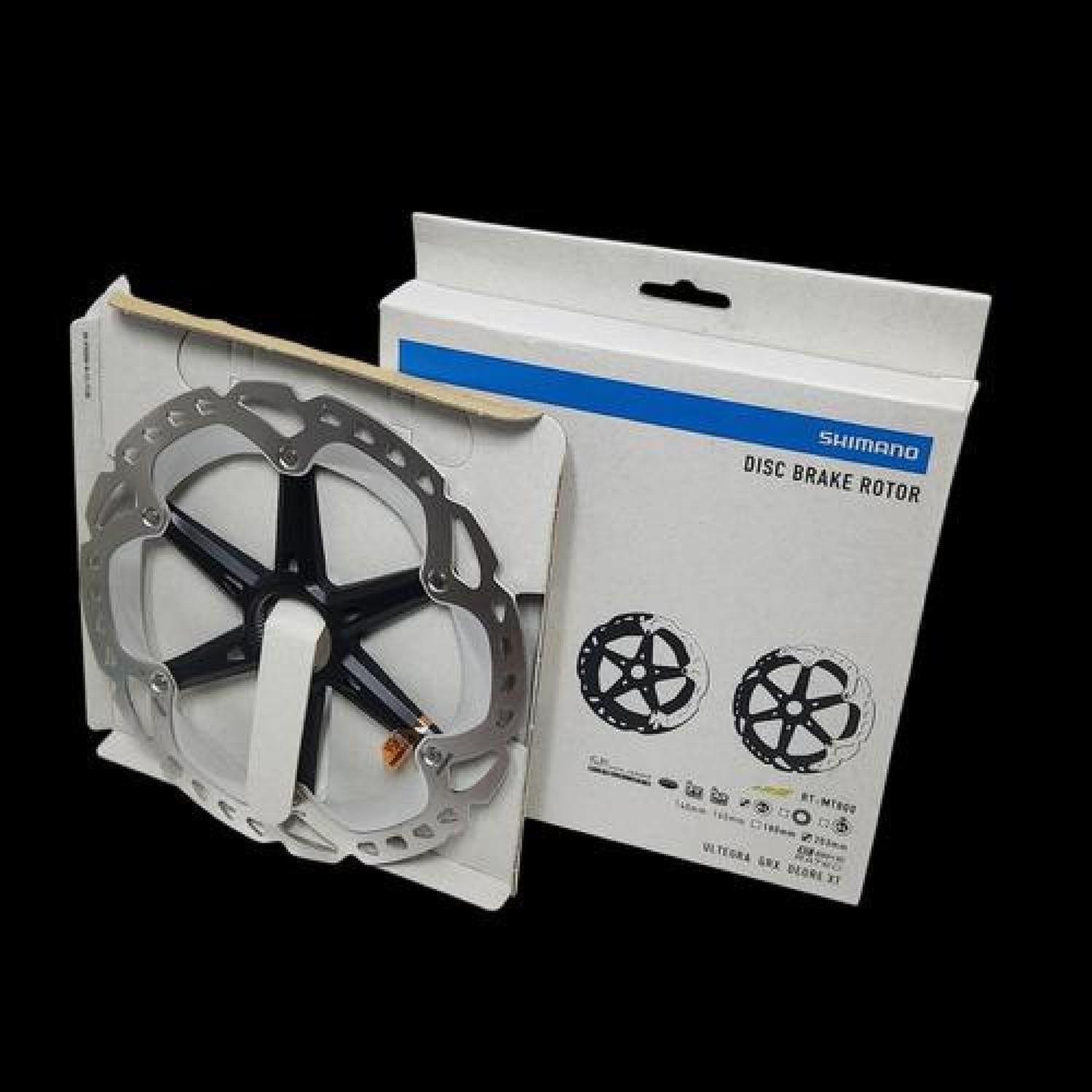 Disco Freno Rotor 203mm Mt800 Deore Grx Ultegra Center Lock Plateado/negro-6