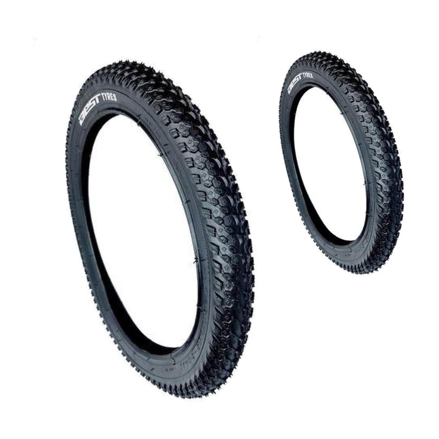 Pack 2 Neumatico Aro 16 X 1.95 Best Tyres Petty Bicicleta-0