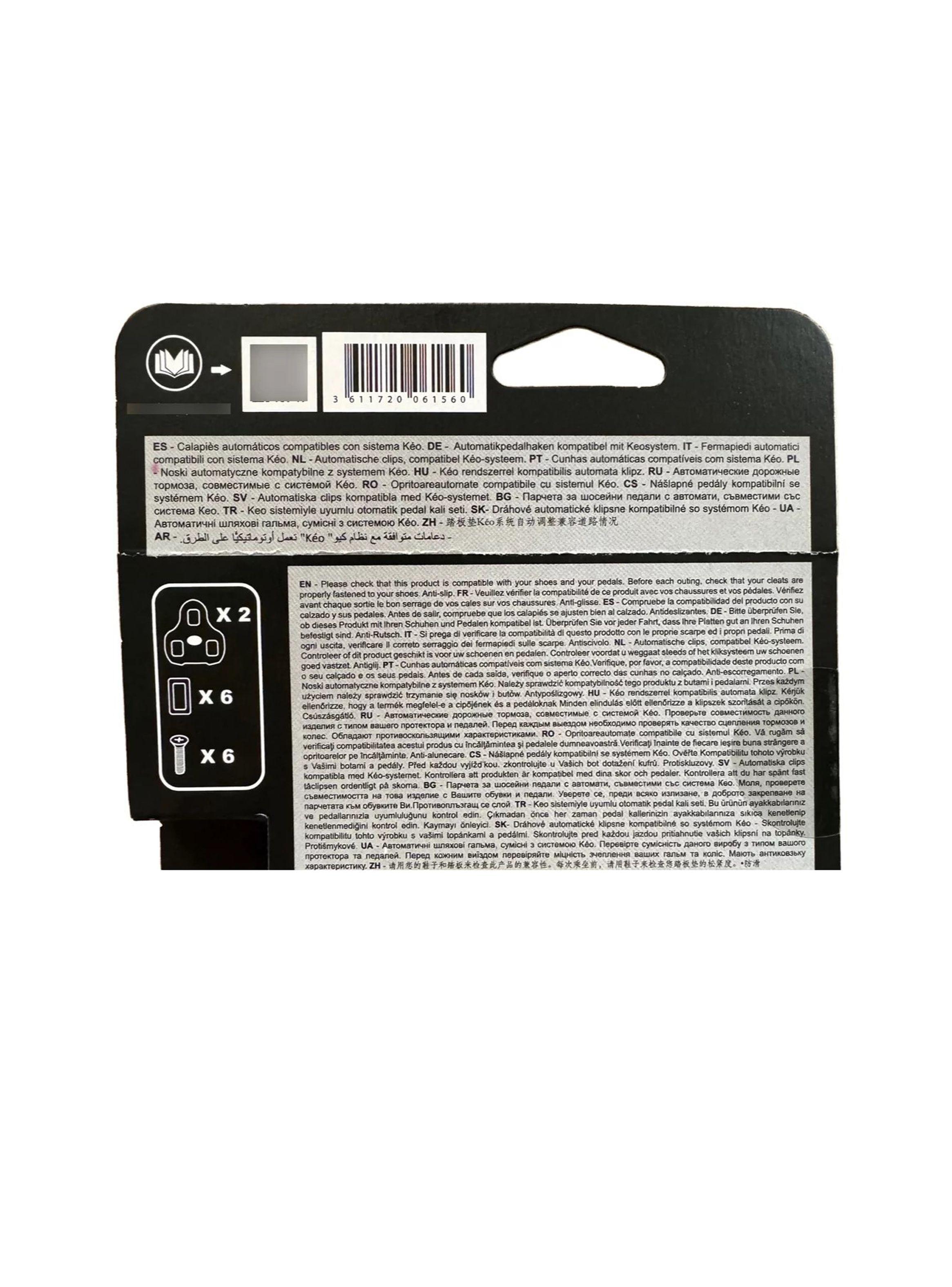 Calas Look Keo Grip 0° Antideslizante Bicicleta Ruta Pista-3